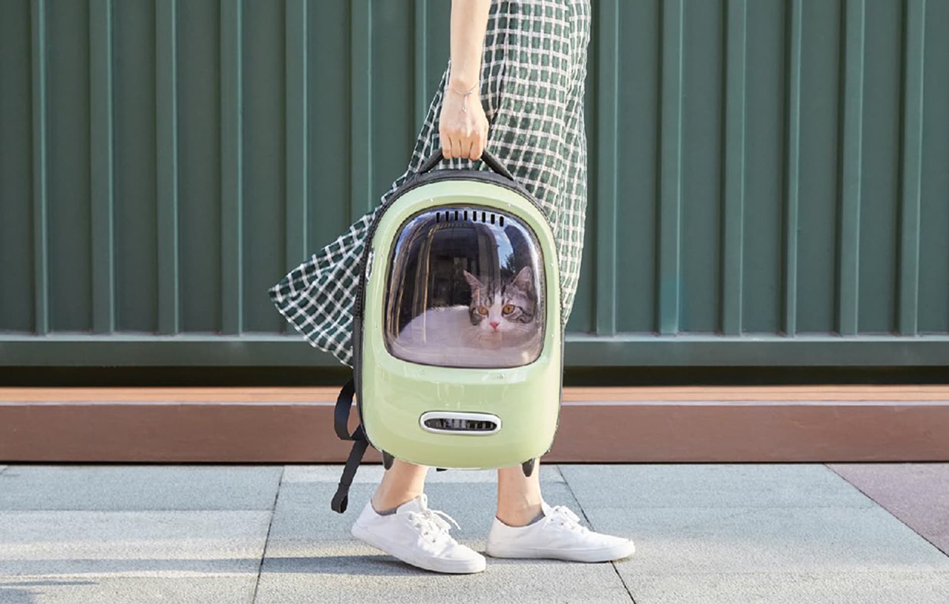 

Plecak podróżny dla zwierząt PetKit Breezy 2 (Zielony)