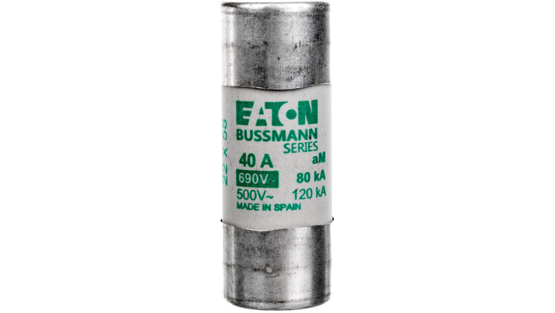 

Wkładka bezpiecznikowa cylindryczna 22x58mm 40A aM 690V C22M40