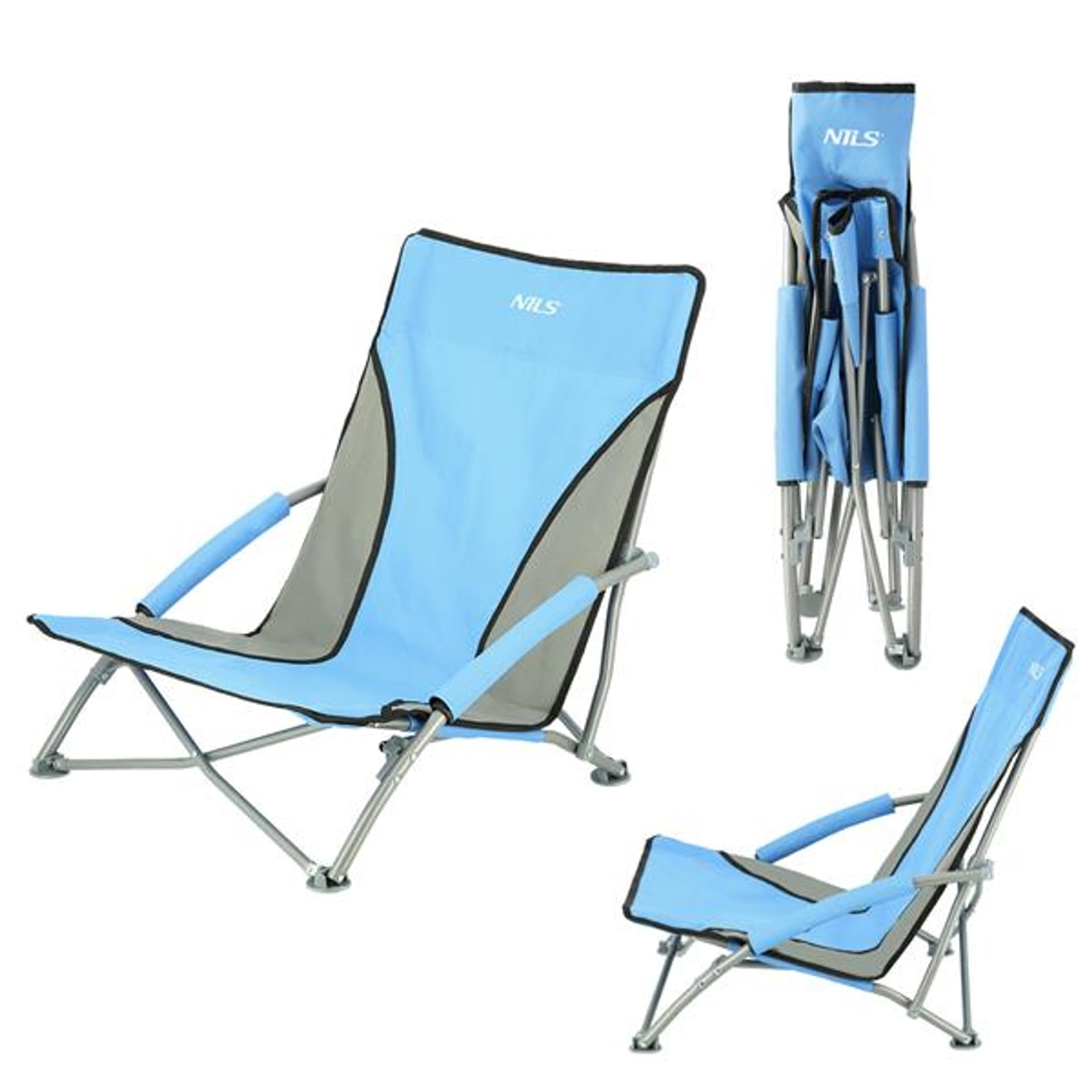 

NC3035 NIEBIESKI KRZESŁO PLAŻOWE NILS CAMP
