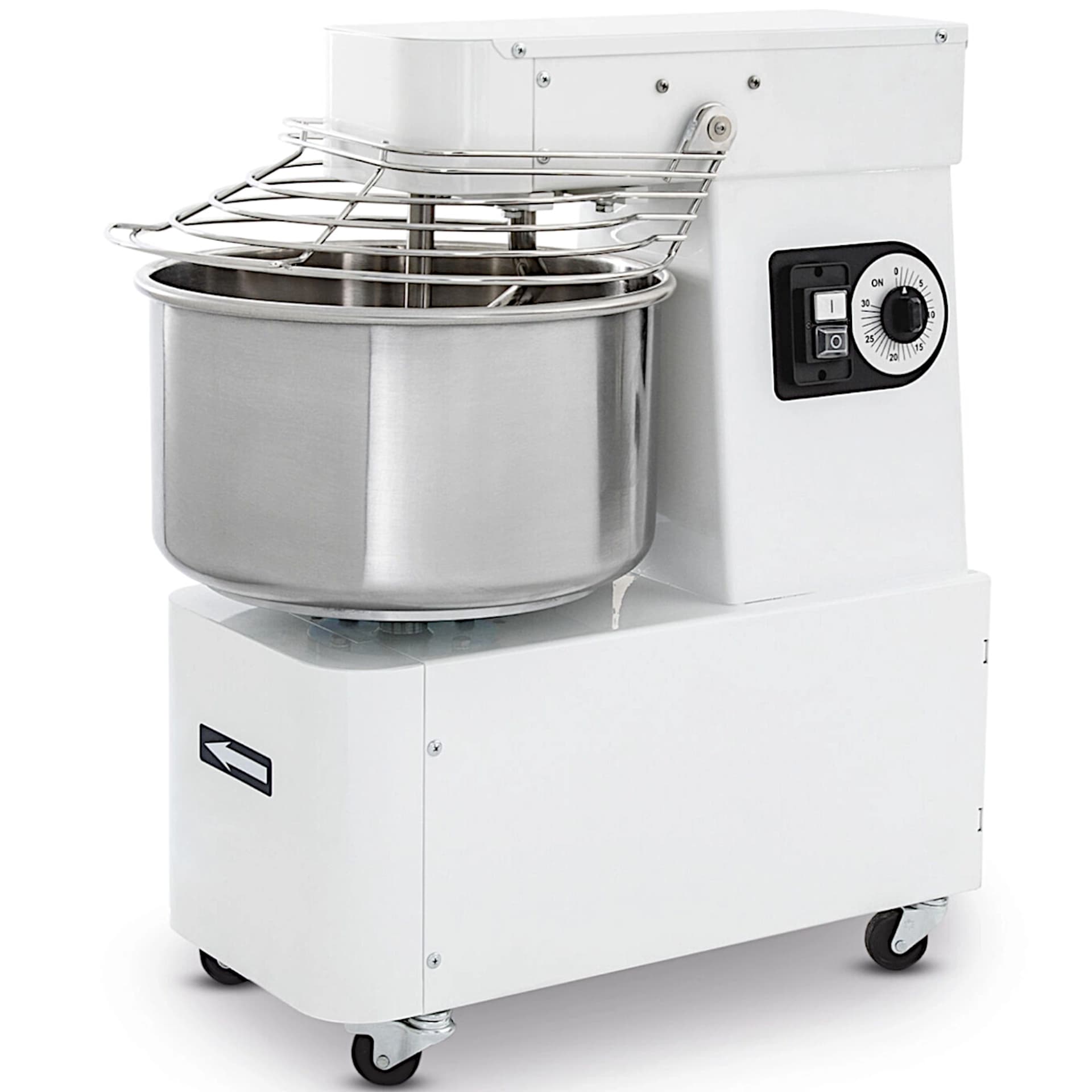 

Miesiarka spiralna ze stałą głowicą i dzieżą 32 l 88 kg/h 1100 W
