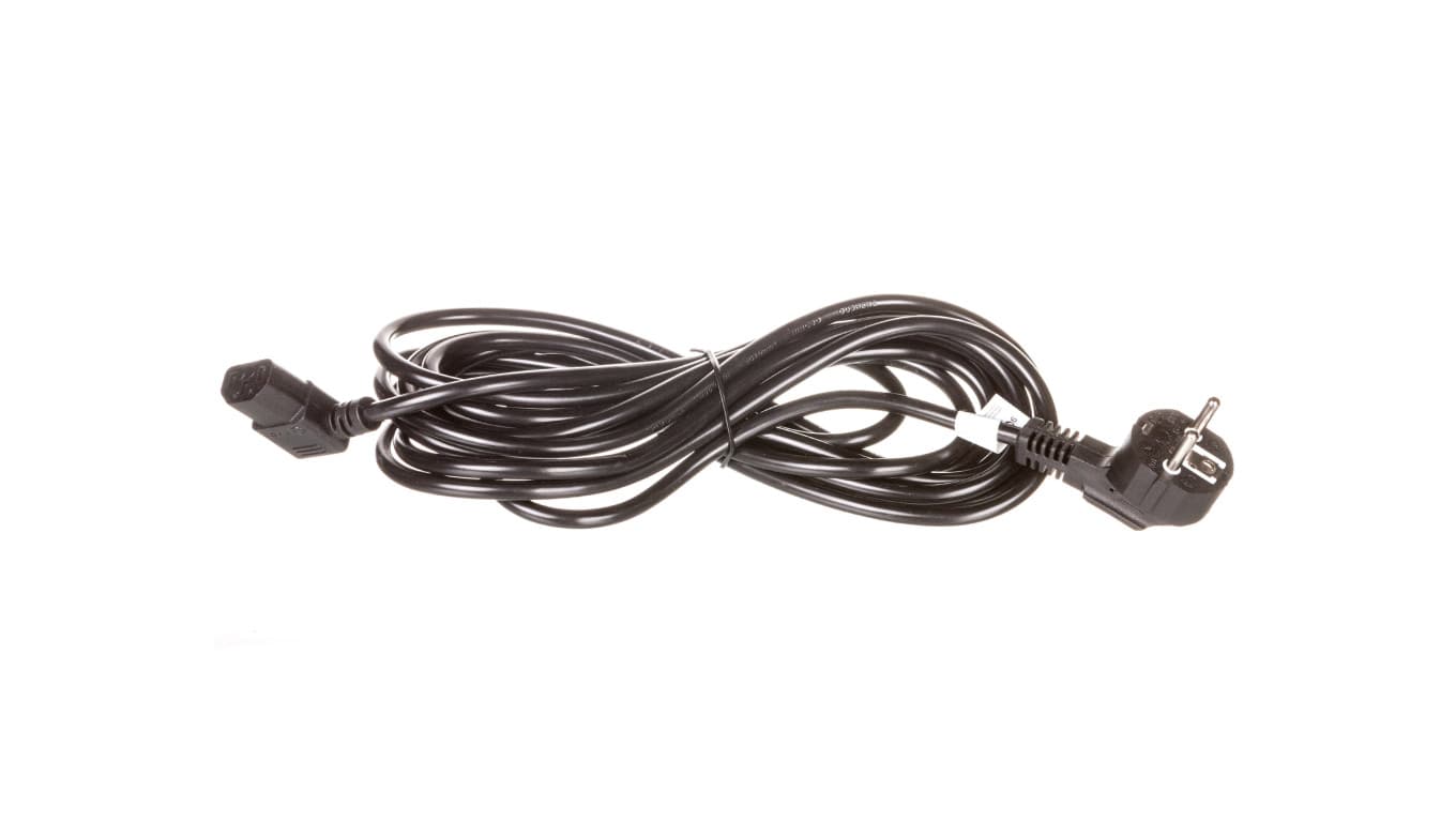 

Kabel zasilający kątowy Schuko (type F, CEE 7/7) - C13 5m 93119, Type f/cee 7/7) - c13 5m 9311