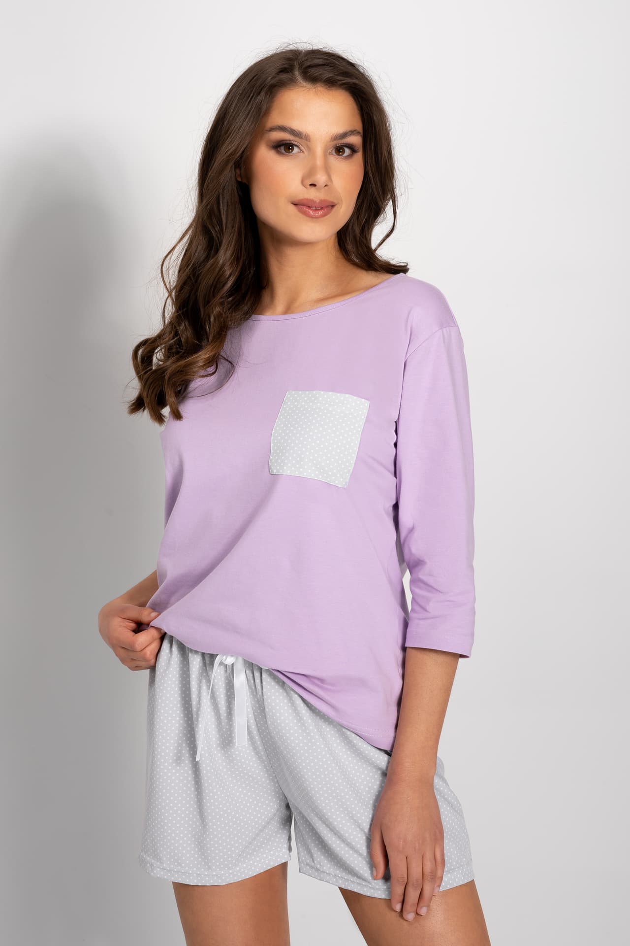 

Piżama Lily Lila-Grey (Rozmiar S)