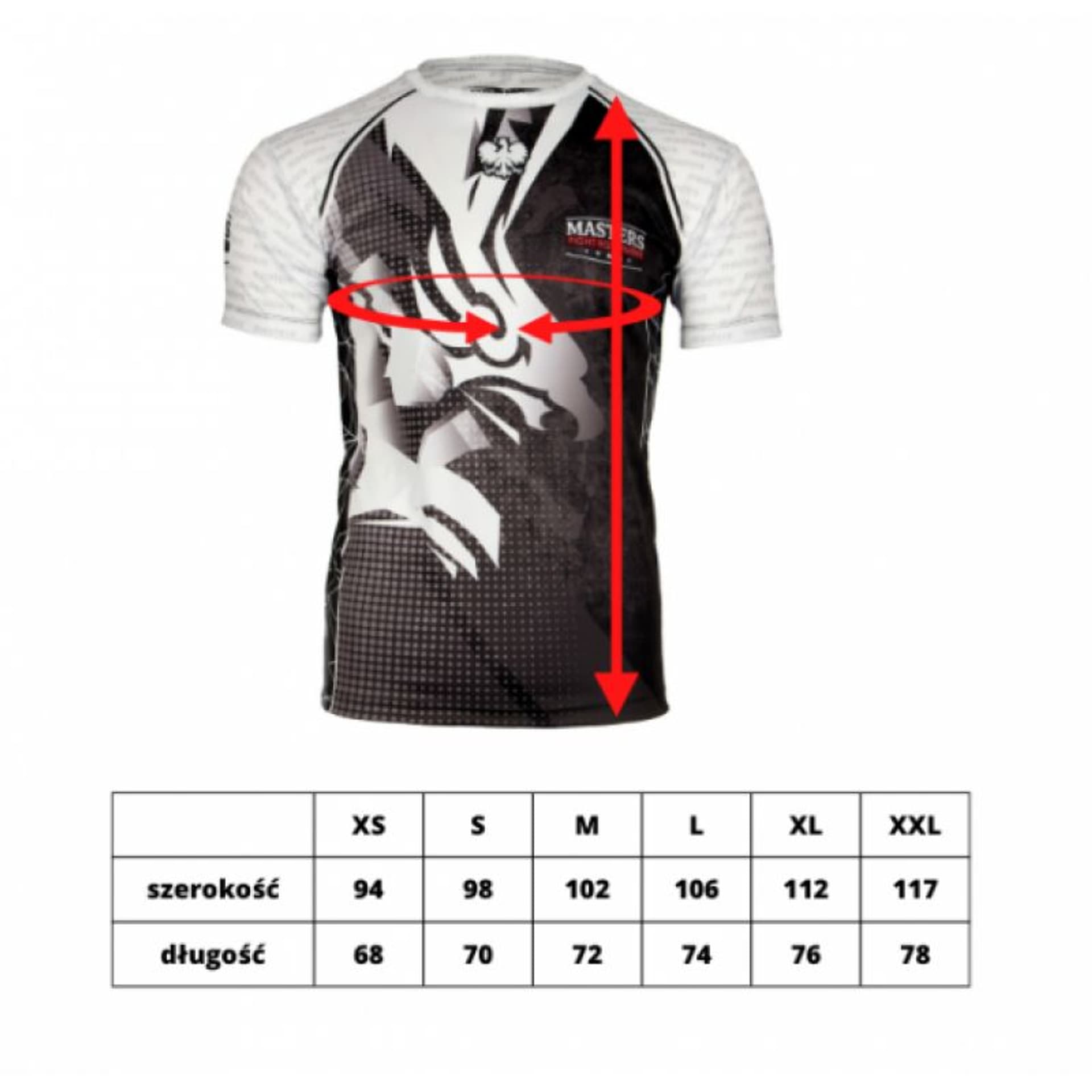

Koszulka treningowa Iron Pro MFC PATRIOTIC "EAGLE" (kolor Biały. Czarny, rozmiar XL)