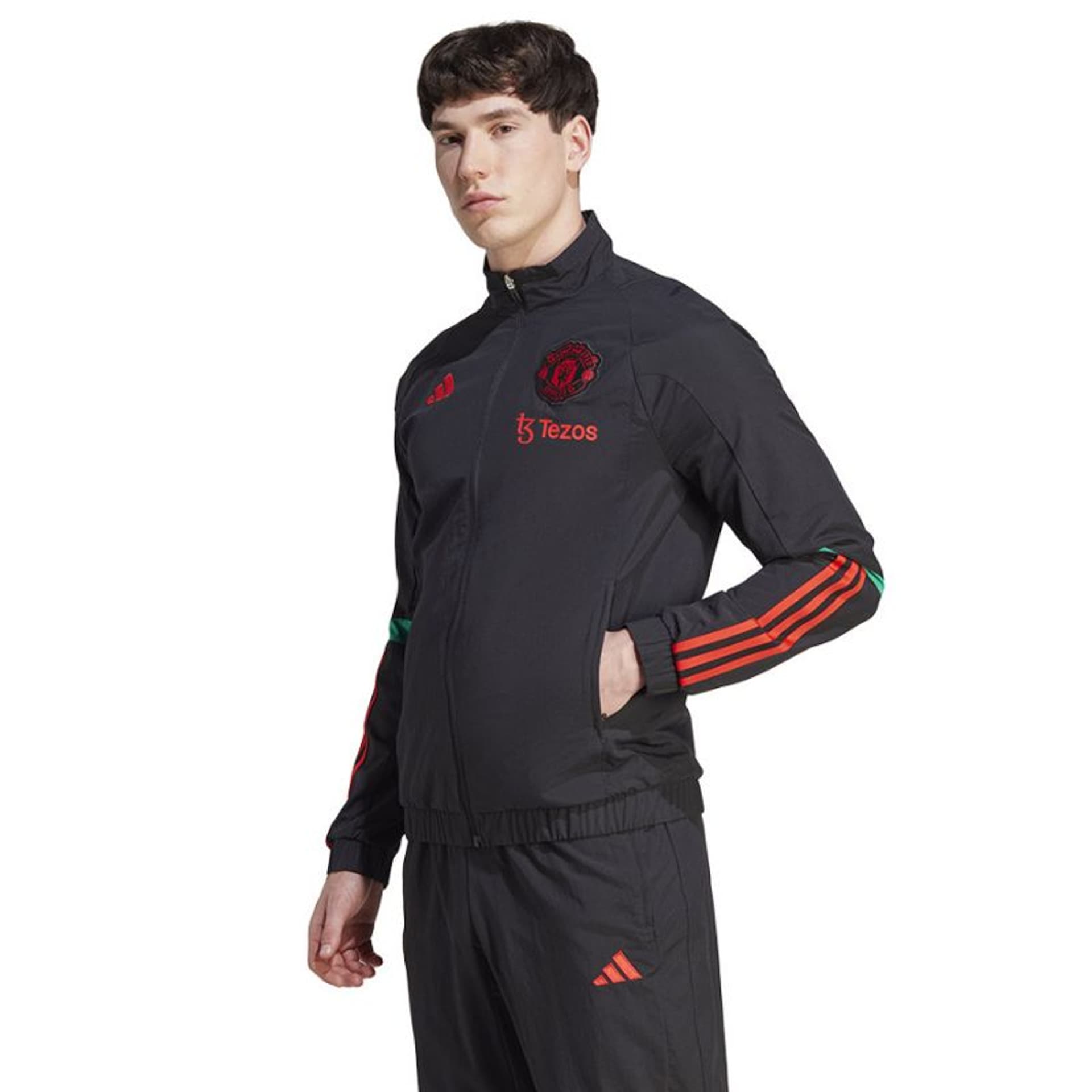 

Bluza adidas Manchester United PRE JKT M (kolor Czarny, rozmiar M)