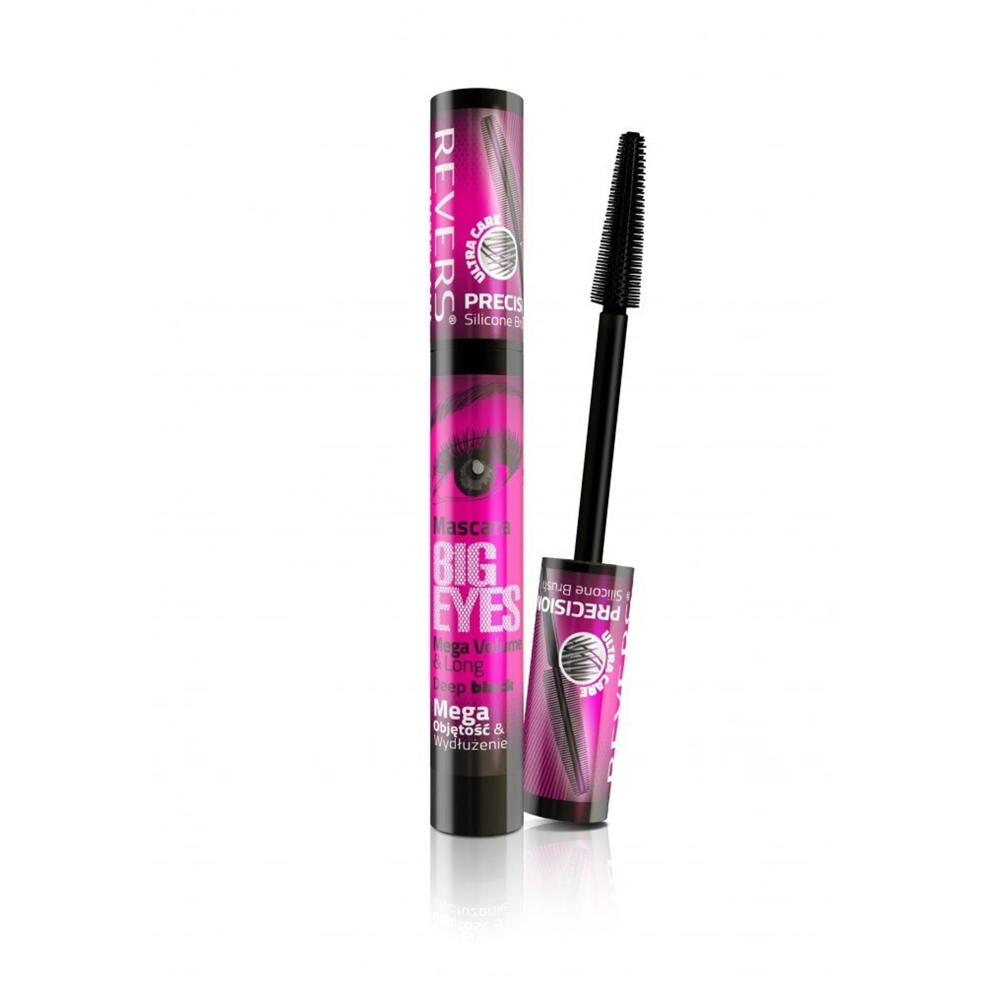

REVERS Maskara do rzęs Big Eyes Mega Volume & Long - głęboka czerń 10ml