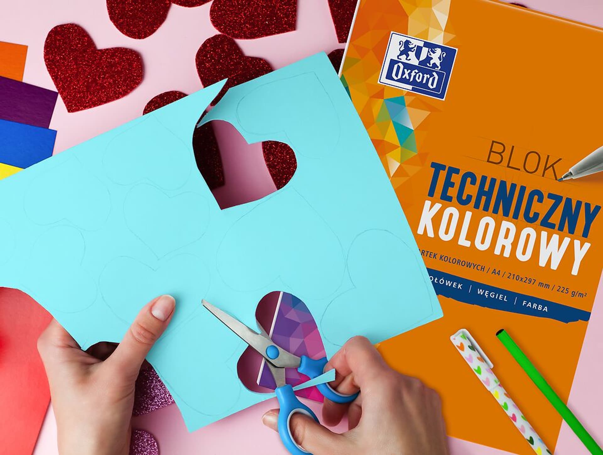 

Blok techniczny A4 10k 225g kolor 400093230 OXFORD