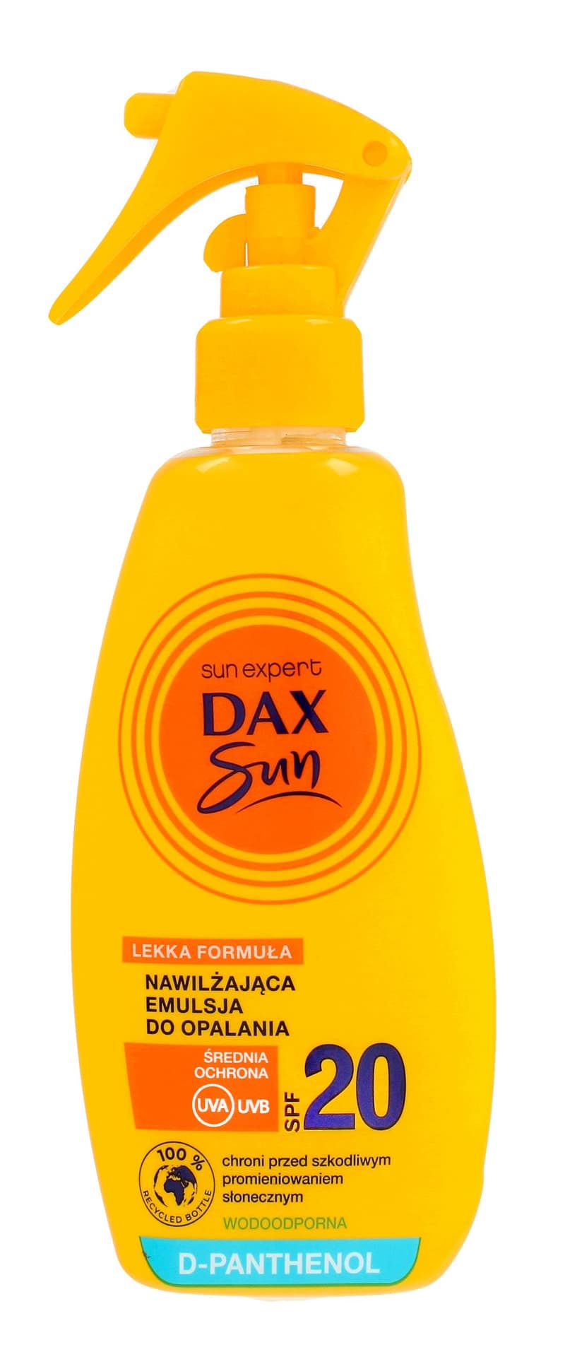 

Dax Sun Emulsja SPF20 do opalania w sprayu