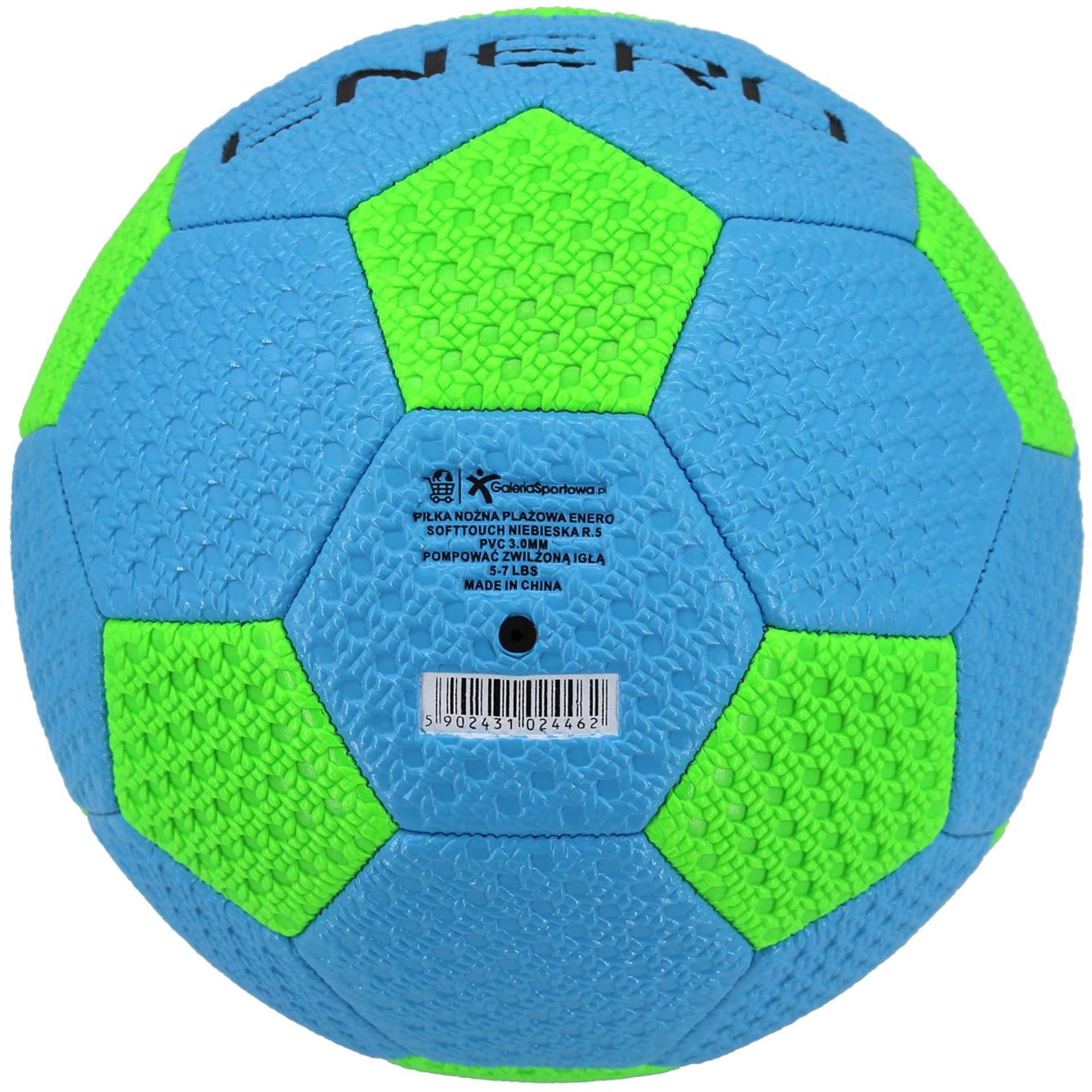 

PIŁKA NOŻNA PLAŻOWA ENERO SOFTTOUCH NIEBIESKA R.5