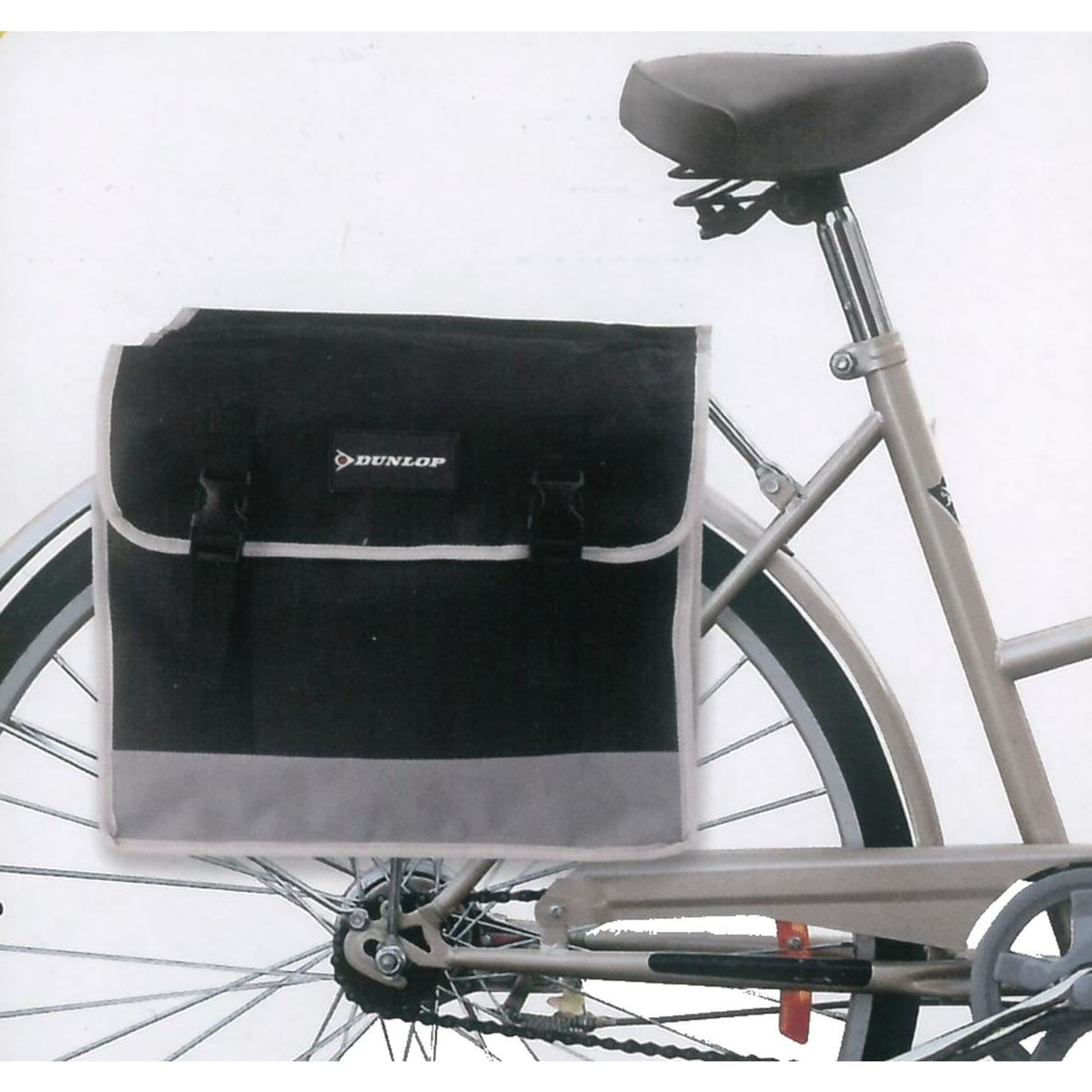 

SAKWA TORBA ROWEROWA PODWÓJNA NA BAGAŻNIK 26L DUNLOP