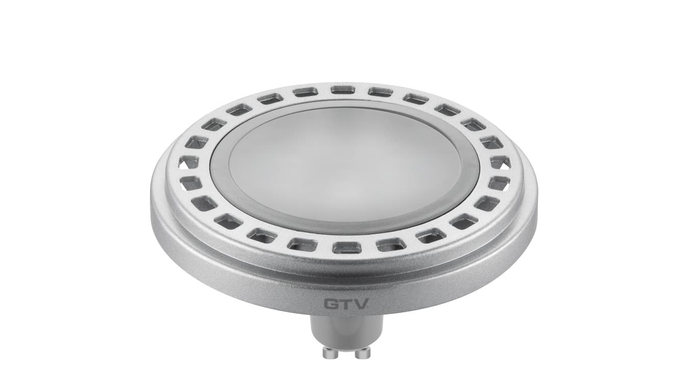 

Żarówka LED ES111 12W 12XPOWER LED szara ciepły biały GU10 3000K 120st. LD-ES11175-30