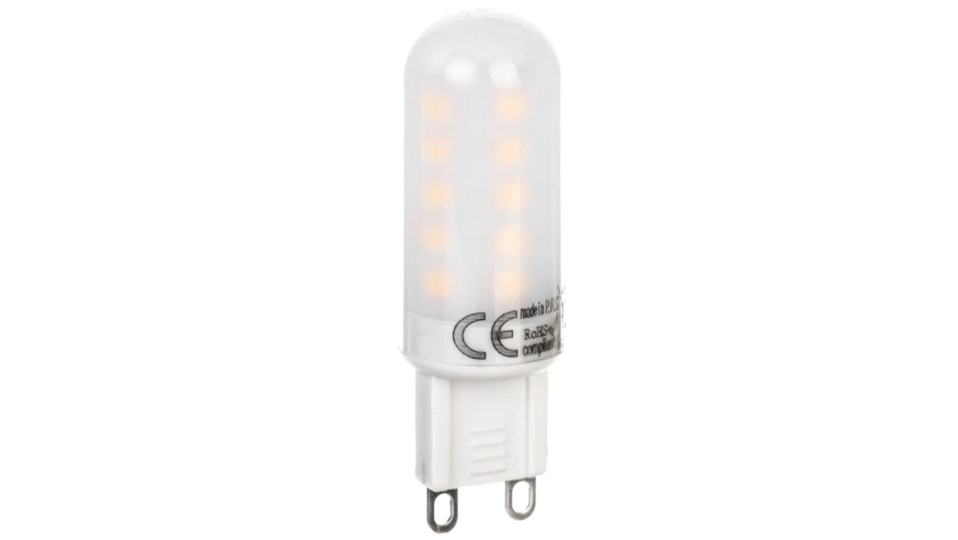 

Żarówka LED SMD 2835 PLASTIK neutralny biały G9 4W AC 230V 360st. LD-G96440-45