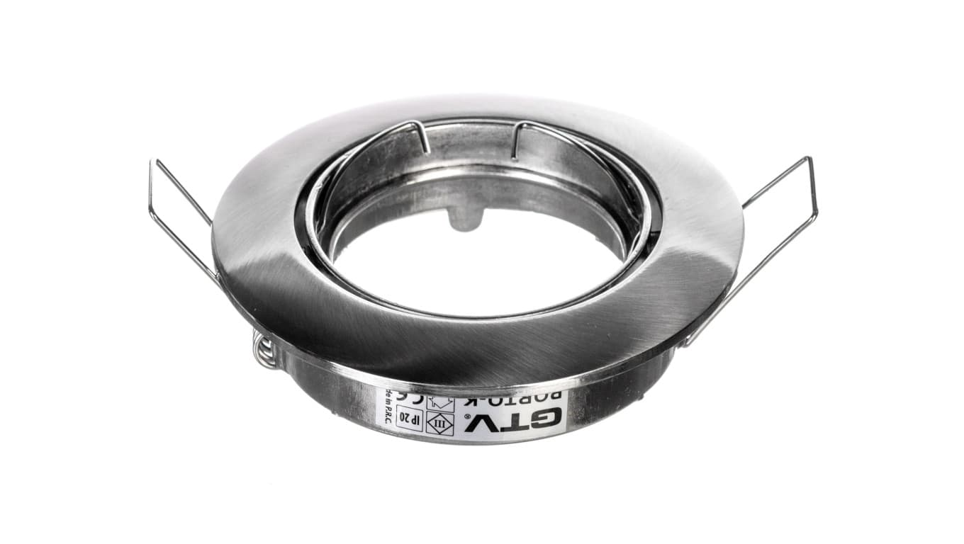 

Sufitowa oprawa punktowa PORTO-K, IP20, okrągła, inox, z regulacją kąta, TYP 5515