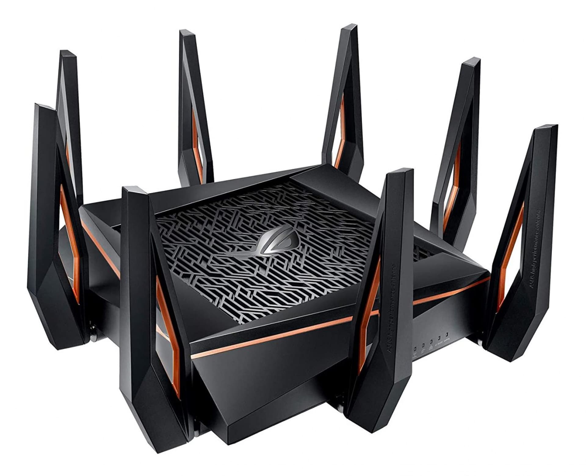 

Asus GT-AX11000 Tri-band WiFi Gaming Router ROG Rapture 802.11ax, 10/100/1000 Mbit/s, Ethernet LAN (RJ-45) porty 4, Antena typu, Rj-45) porty 4/antena typ