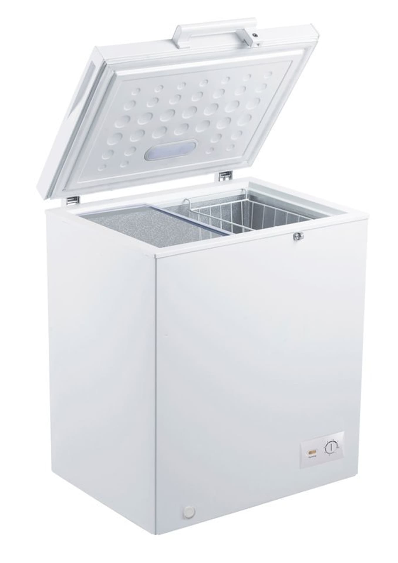 

Goddess Freezer GODFTE2145WW8E Energy efficiency class E, Chest, Free standing, Height 84.6 cm, Total net capacity 142 L, White