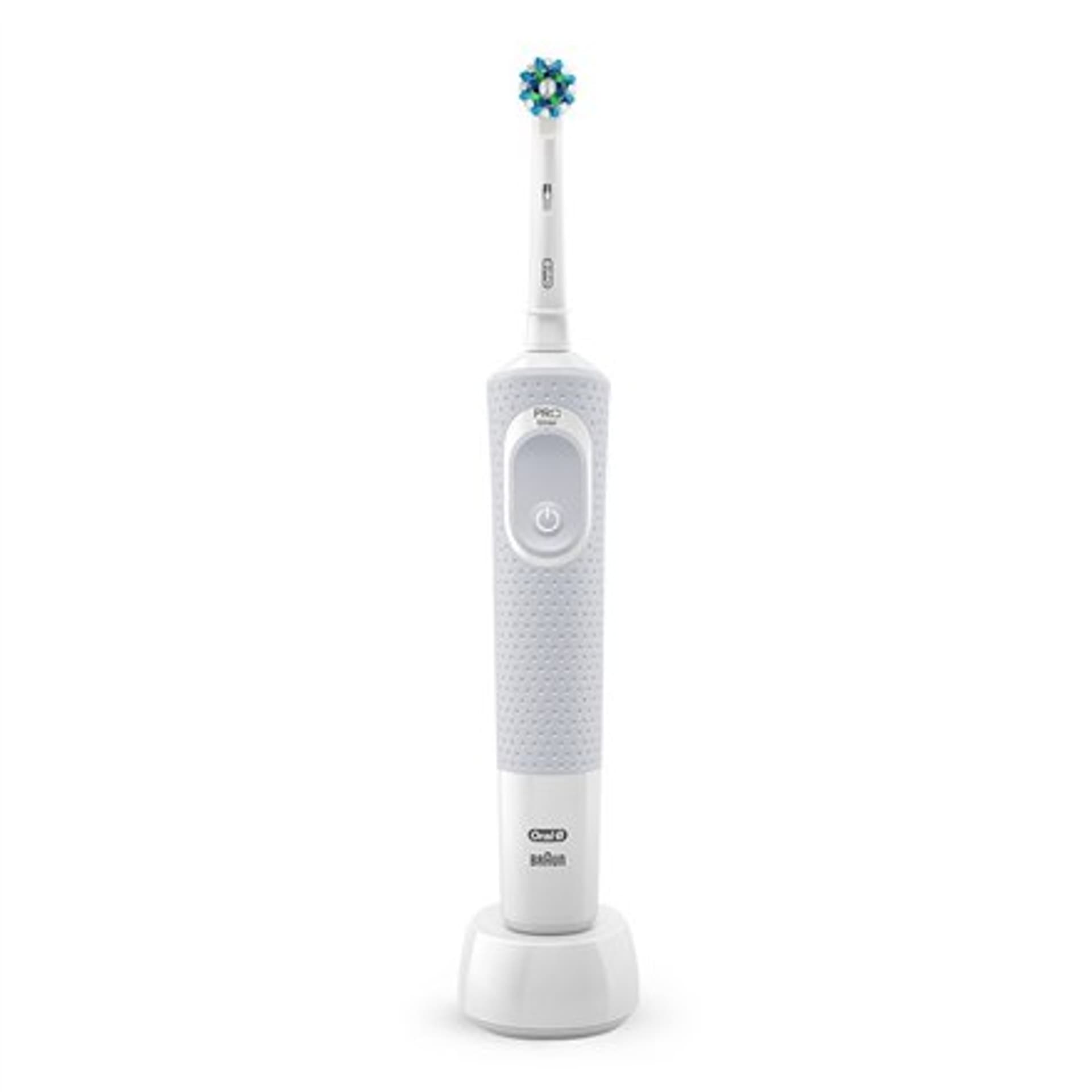 

Oral-B Electric Toothbrush Vitality 100 CrossAction Rechargeable, Dla dorosłych, Liczba główek szczoteczki w zestawie 1, Biały,