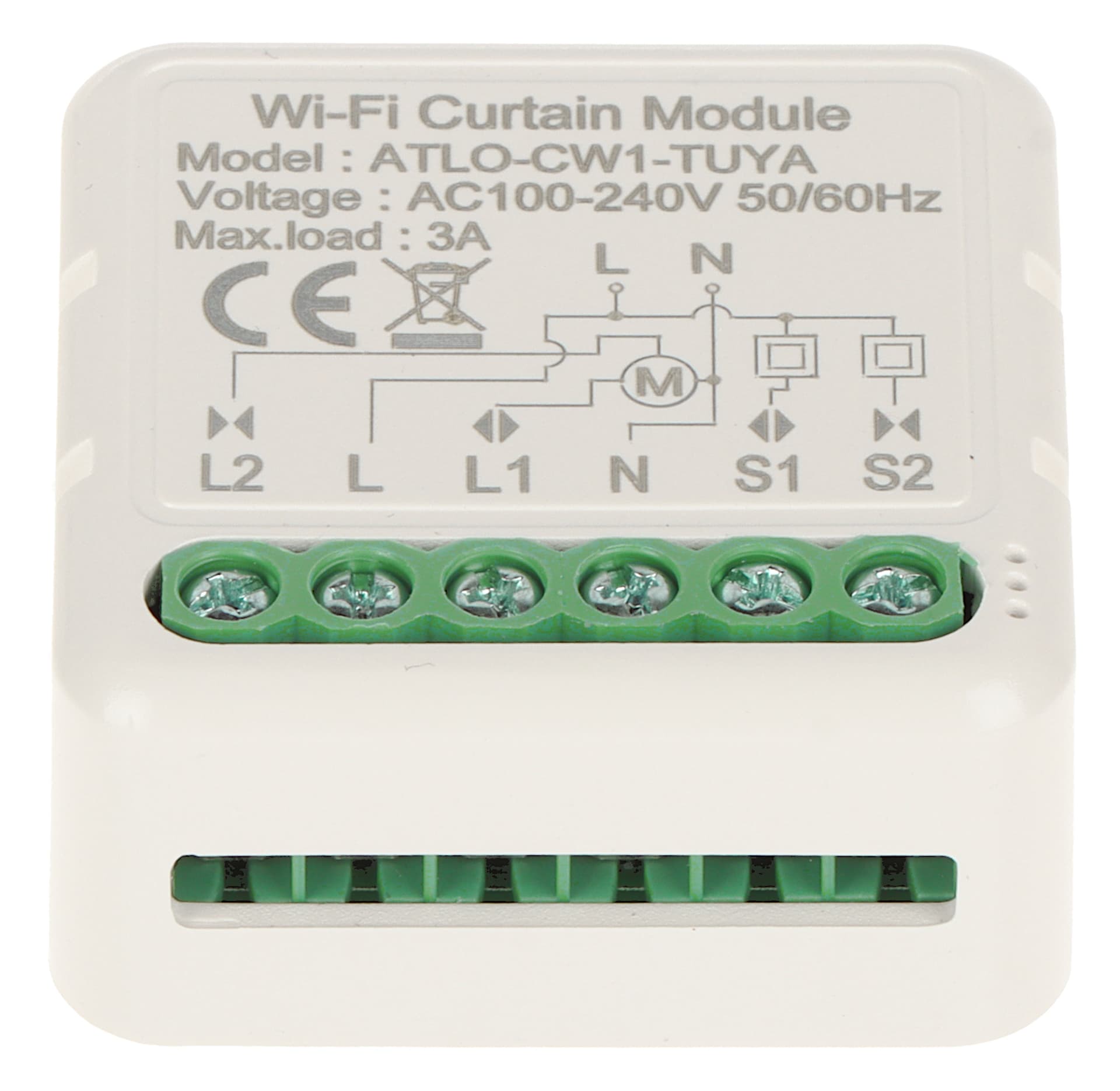 

INTELIGENTNY STEROWNIK ROLET ATLO-CW1-TUYA Wi-Fi, Tuya Smart