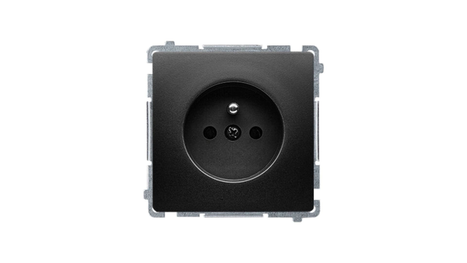 

Simon Basic Gniazdo wtyczkowe z uziemieniem (moduł) 16A, 250V, zaciski śrubowe czarny BMGZ1.01/49, Moduł) 16a/250v/zaciski śrubowe czarny bmgz1.01/4