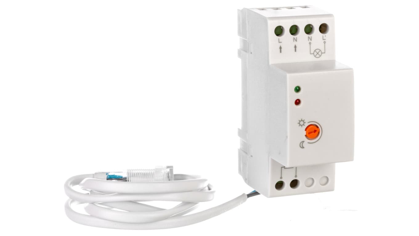 

Czujnik zmierzchowy CZ-1, max 4800W, AC220-240V, 50/60Hz, prąd znamionowy 20A, IP65, współpracuje z
