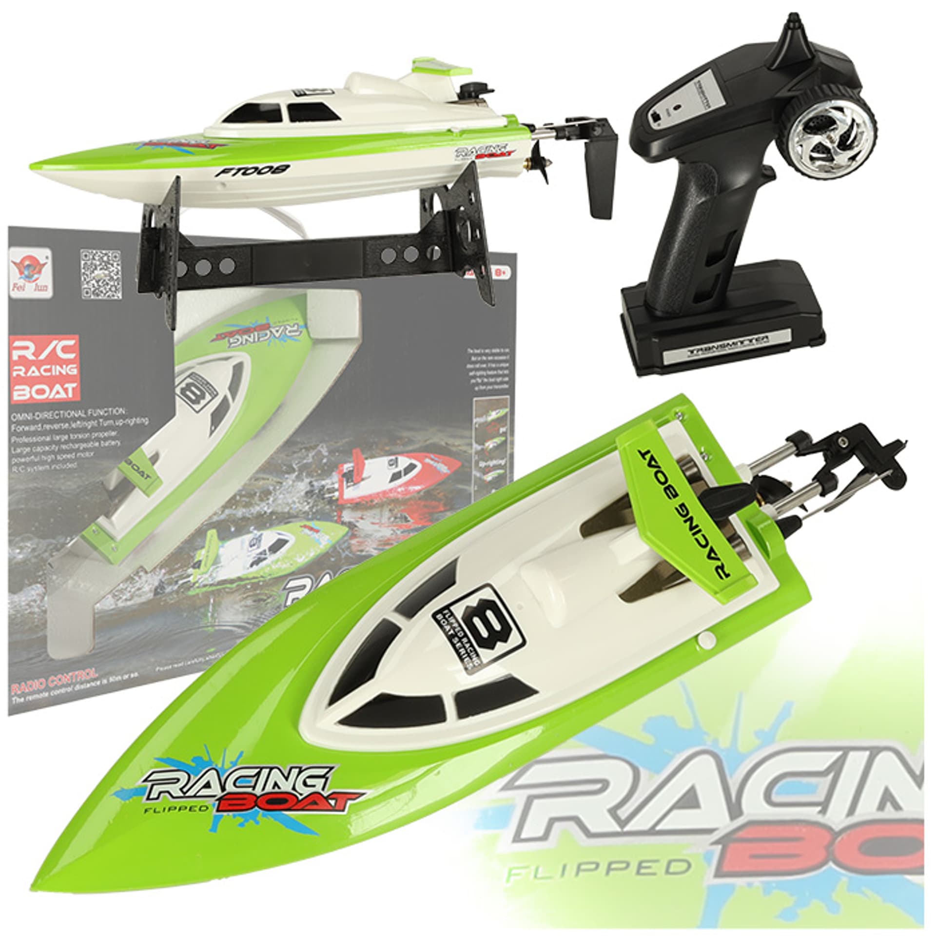 

Łódź RC zdalnie sterowana FT008 zielona