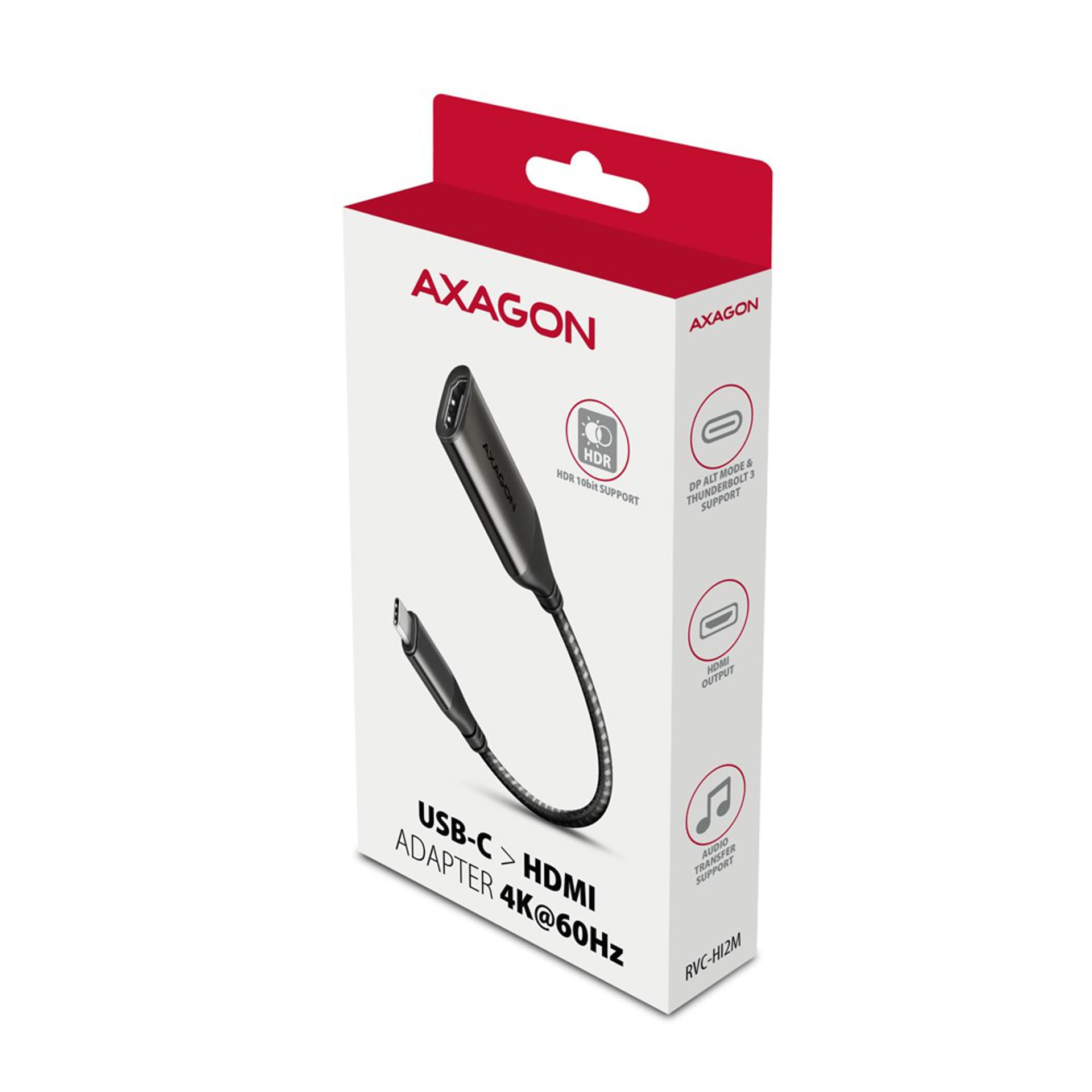 

Adapter AXAGON RVDM-HI14N Mini DisplayPort - HDMI