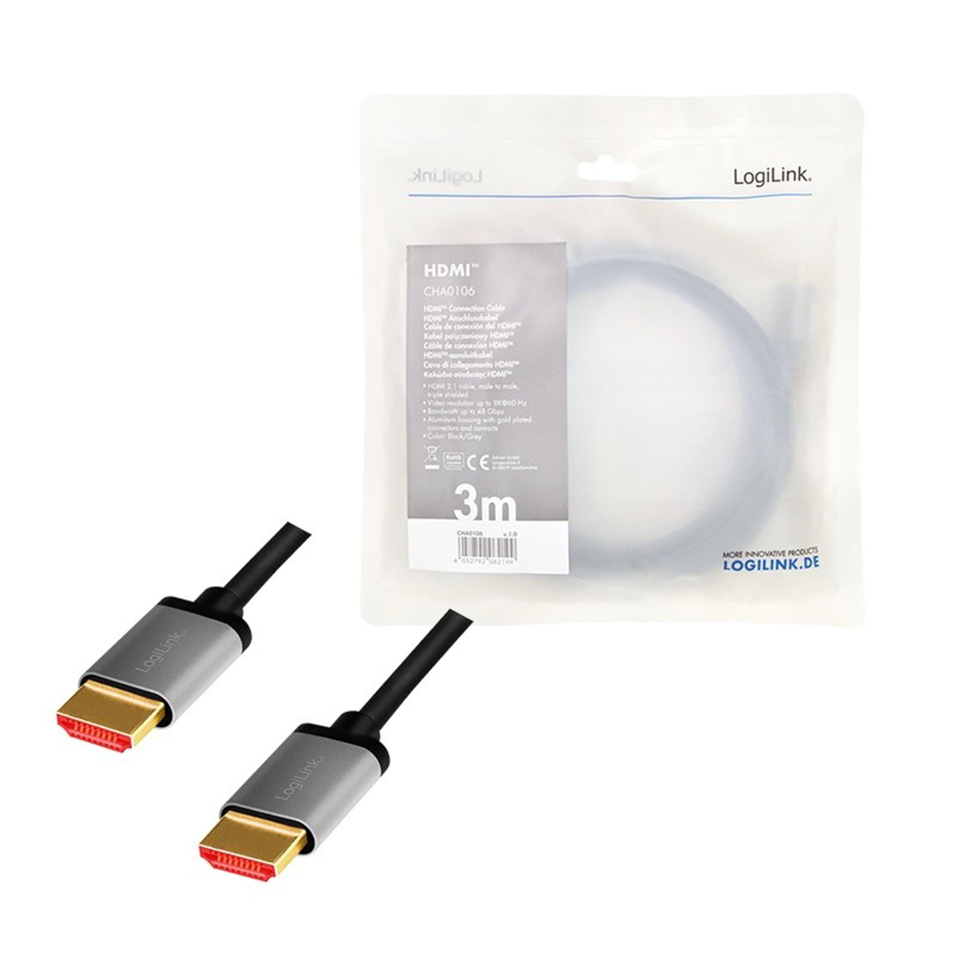 

LOGILINK CHA0106 3m /sHDMI typ A HDMI typ A