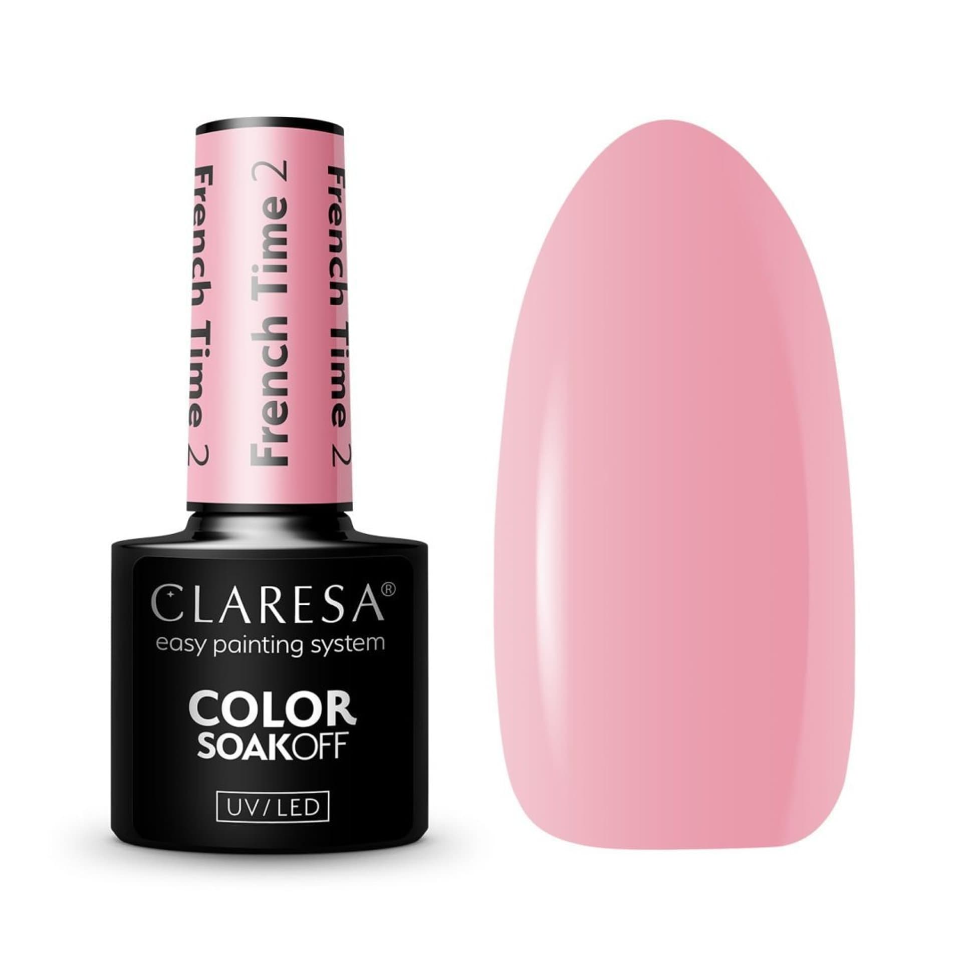 

CLARESA Lakier hybrydowy do paznokci FRENCH TIME - 2 5g