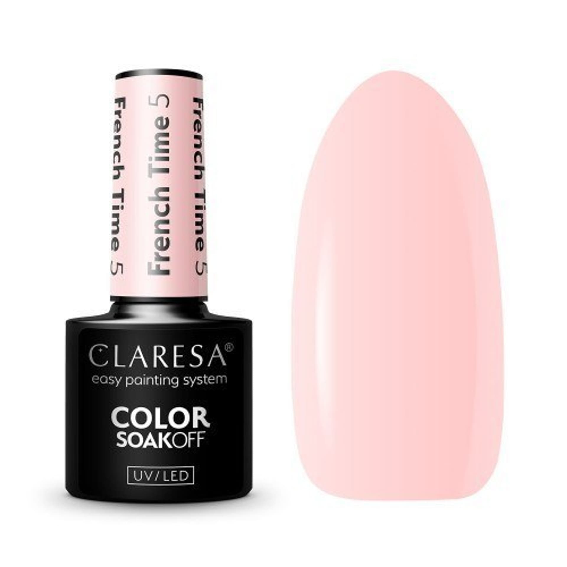 

CLARESA Lakier hybrydowy do paznokci FRENCH TIME - 5 5g