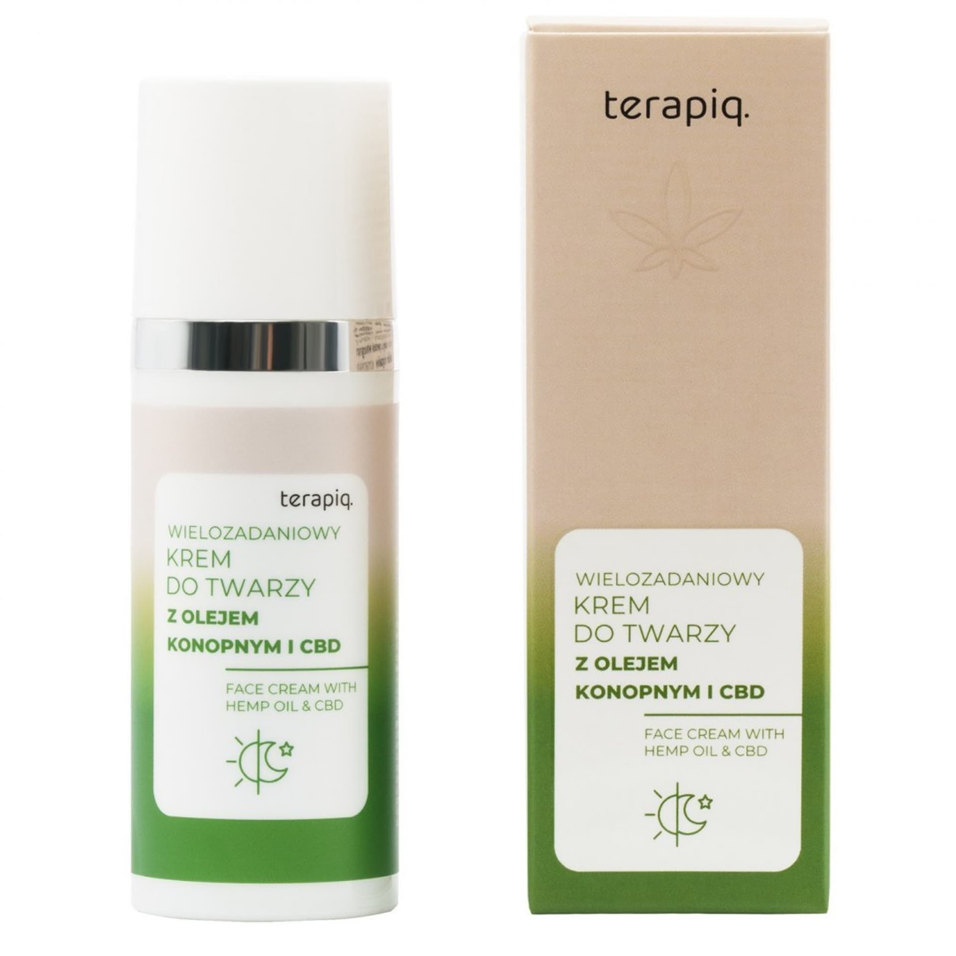 

Terapiq CBD Wielozadaniowy Krem do Twarzy z Olejem Konopnym i CBD
