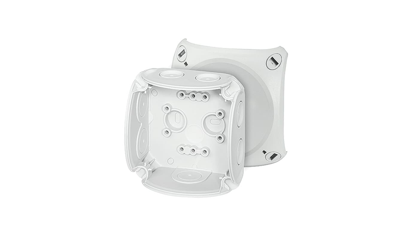 

Puszka odgałęźna 93x93x62 bez zacisków IP66 szara DK 0200 GZ 62000147