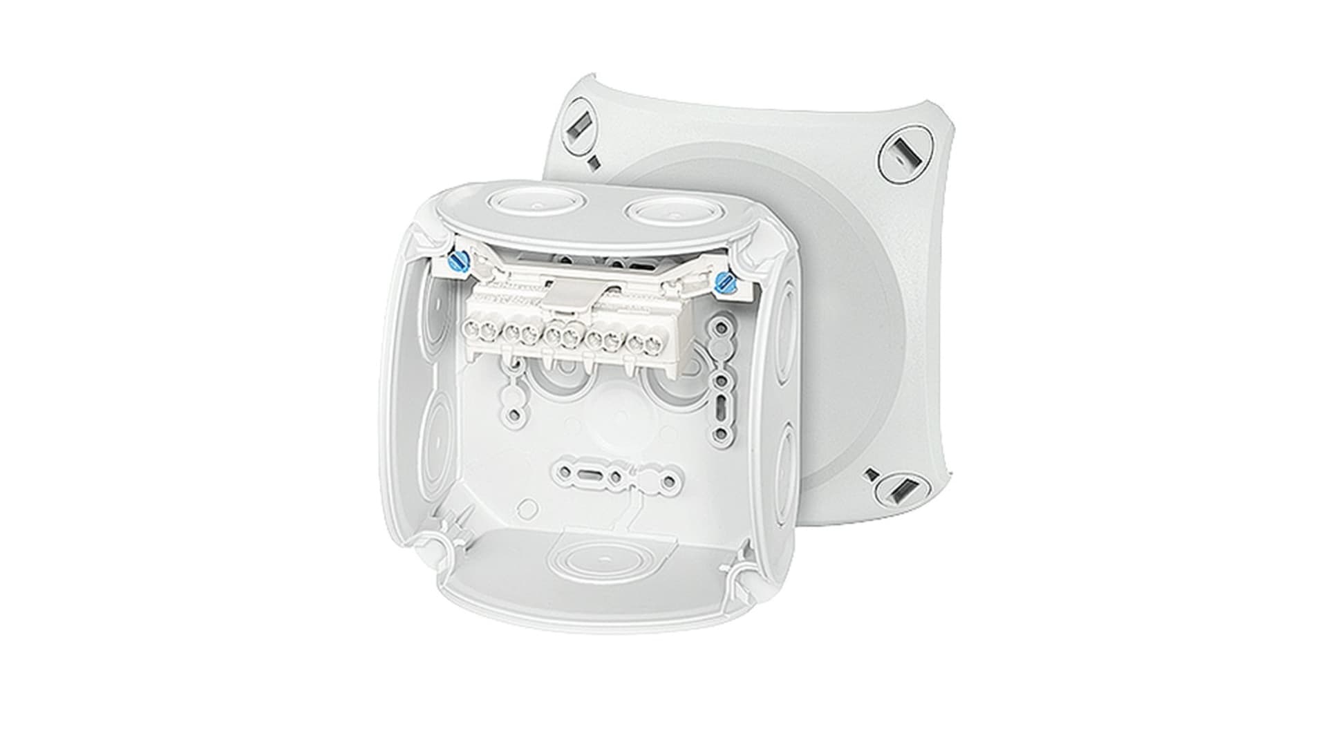 

Puszka odgałęźna 104x104x70 5x2,5mm2 CU IP66 szara DK 0402 GZ 62000149