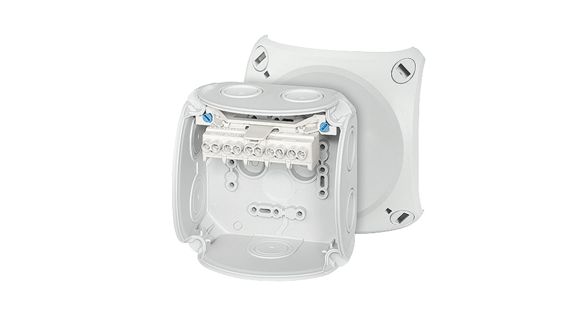 

Puszka odgałęźna 104x104x70 5x4mm2 CU IP66 szara DK 0404 GZ 62000151