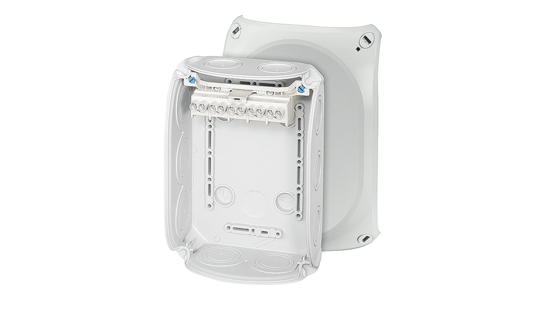 

Puszka odgałęźna 180x130x77 5x6mm2 CU IP66 szara DK 1006 GZ 62000155