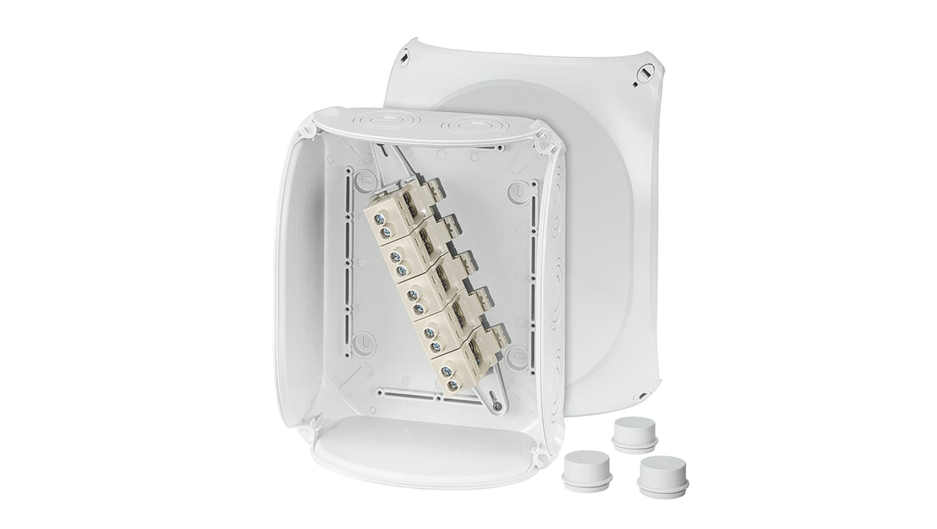 

Puszka odgałęźna 255x205x112 5x25mm2 CU IP66 szara DK 2525 GZ 62000162
