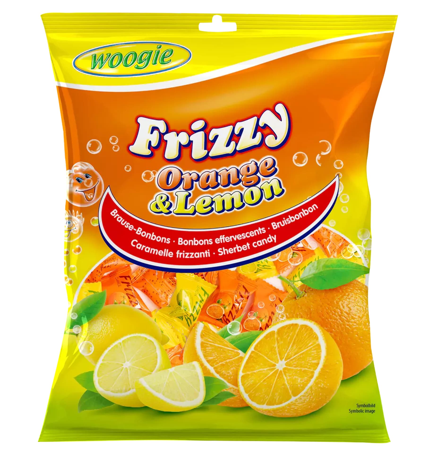 

Woogie Musujące Cukierki Orange & Lemon 170 g