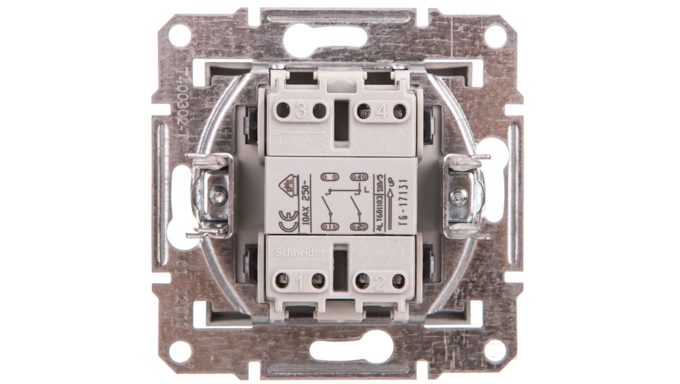 

ASFORA Łącznik świecznikowy (z. śrub) bez ramki stal EPH0300362, Z. śrub) bez ramki stal eph030036
