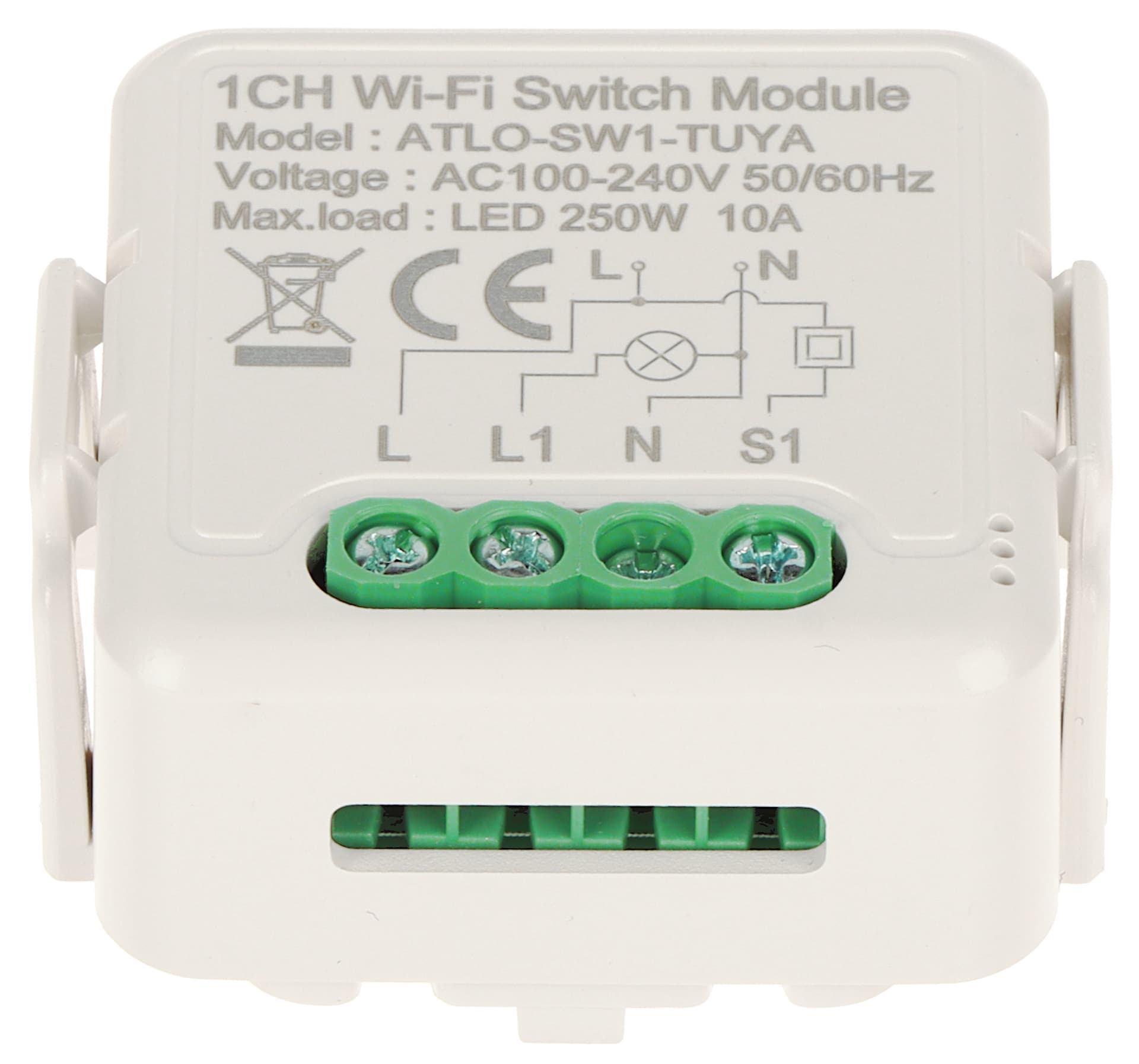 

INTELIGENTNY STEROWNIK OŚWIETLENIA LED ATLO-SW1-TUYA Wi-Fi, Tuya Smart