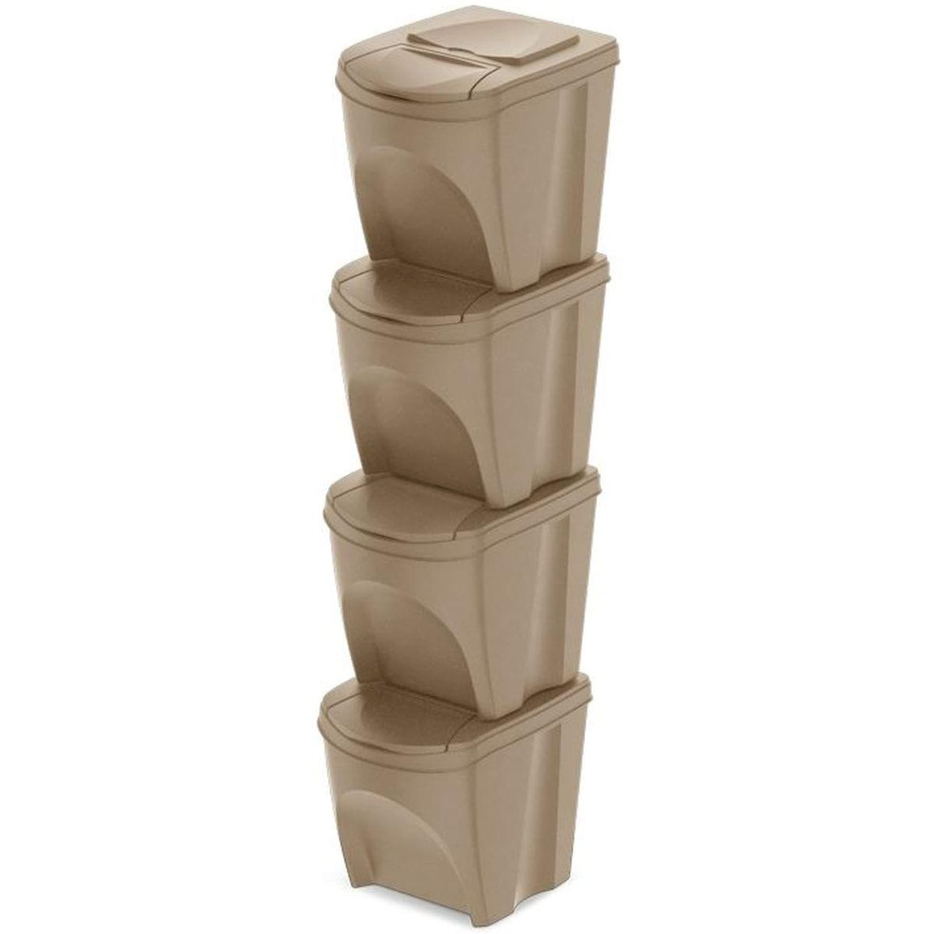 

ŚMIETNIK KOSZE NA ŚMIECI 25 L SORTIBOX SET4 SZT. ECO WOOD