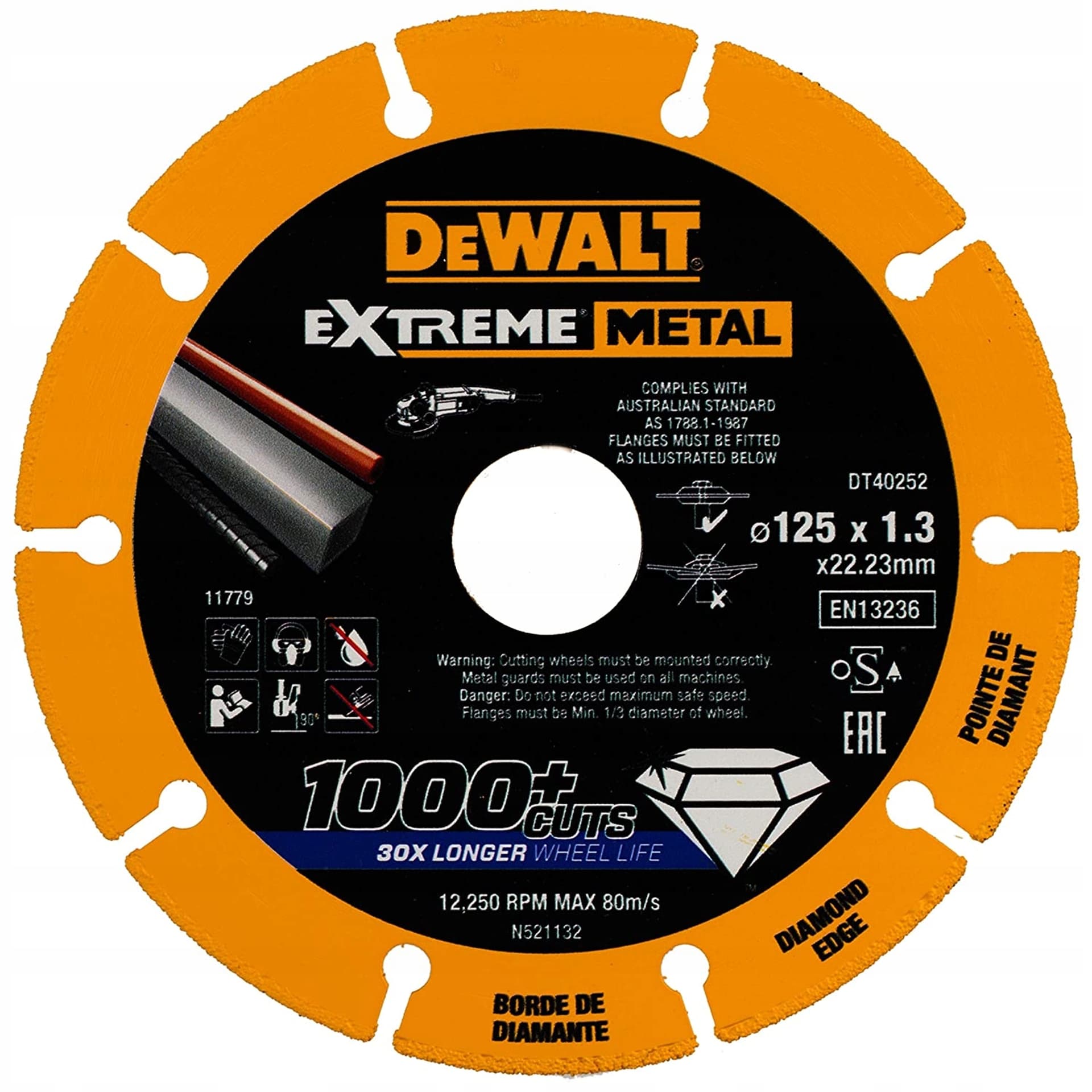 

Tarcza diamentowa extreme metal 125x22.23x1.3mm