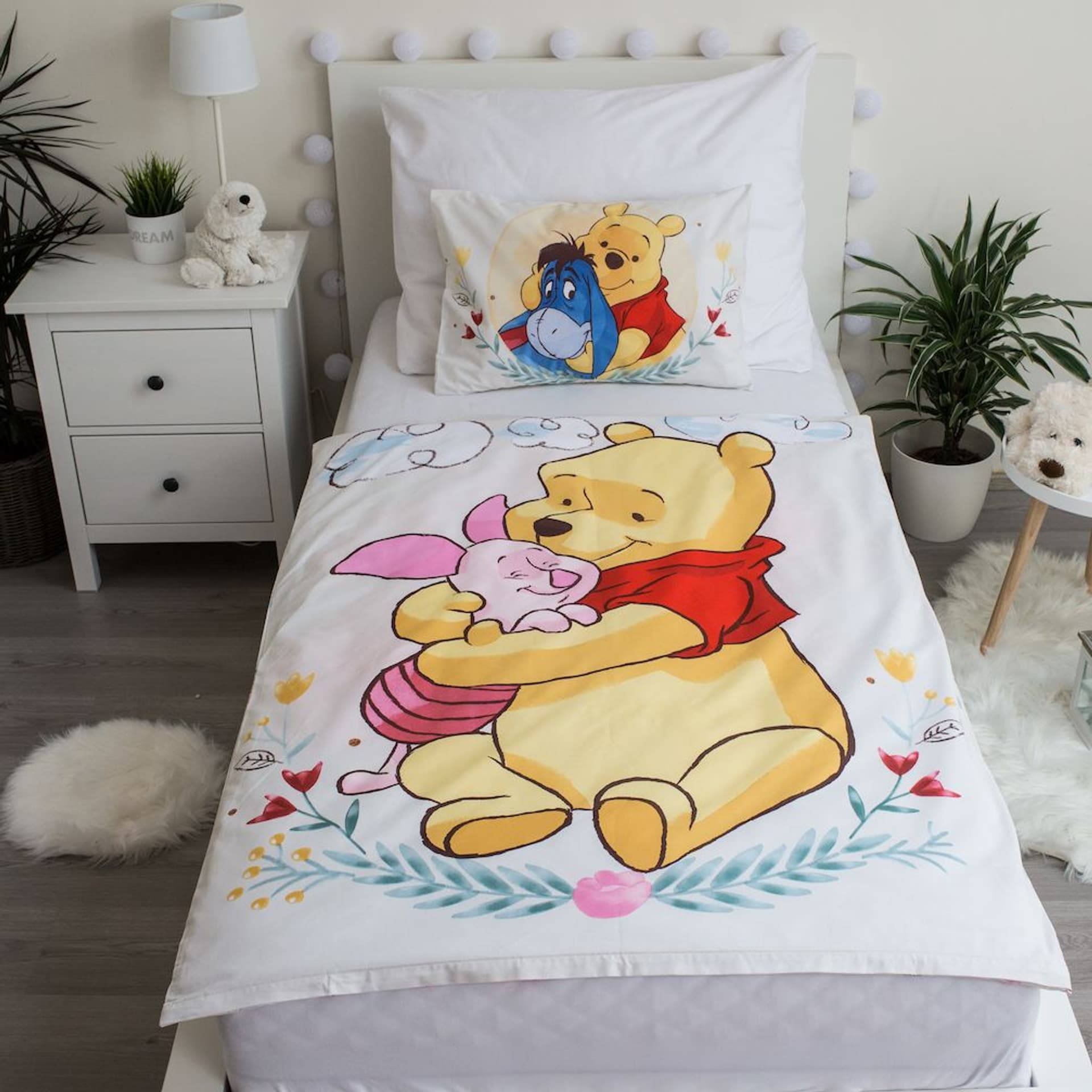 

Pościel bawełna 100x135 + 40x60 Kubuś Puchatek