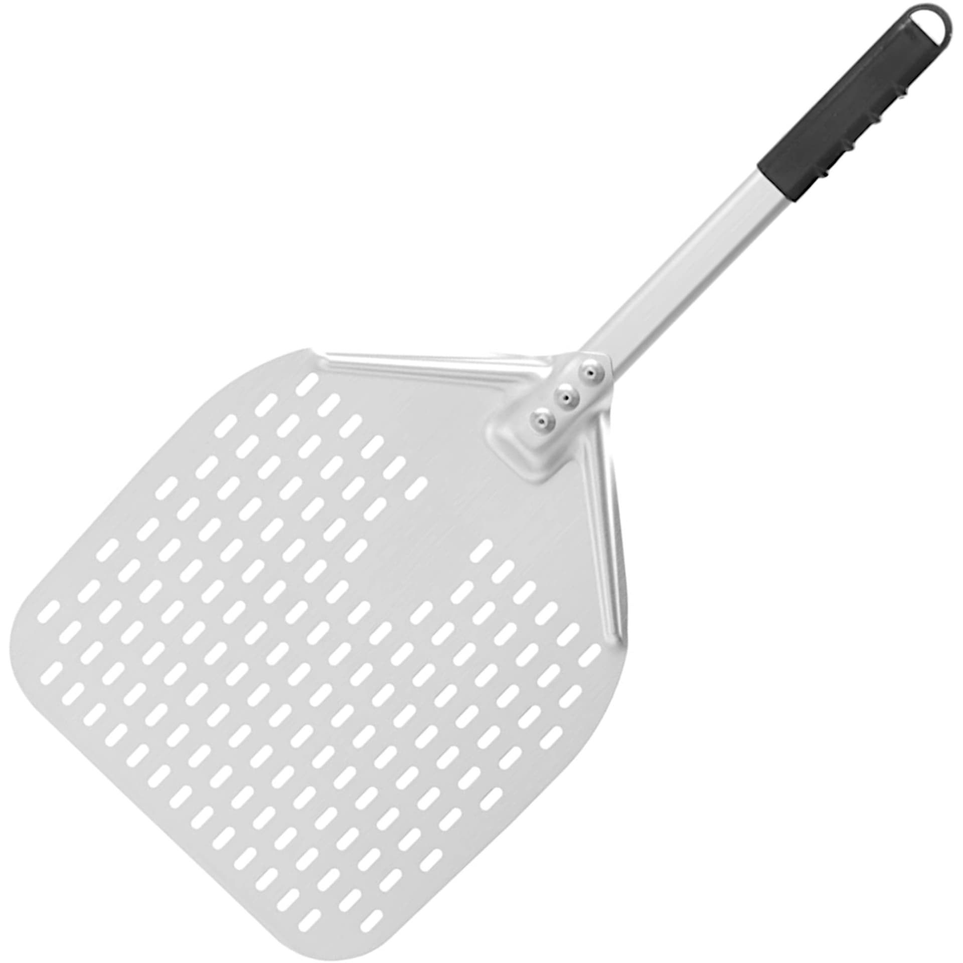 

Łopata do pizzy z krótką rączką perforowana kwadratowa 300 x 660 mm - Hendi 618073
