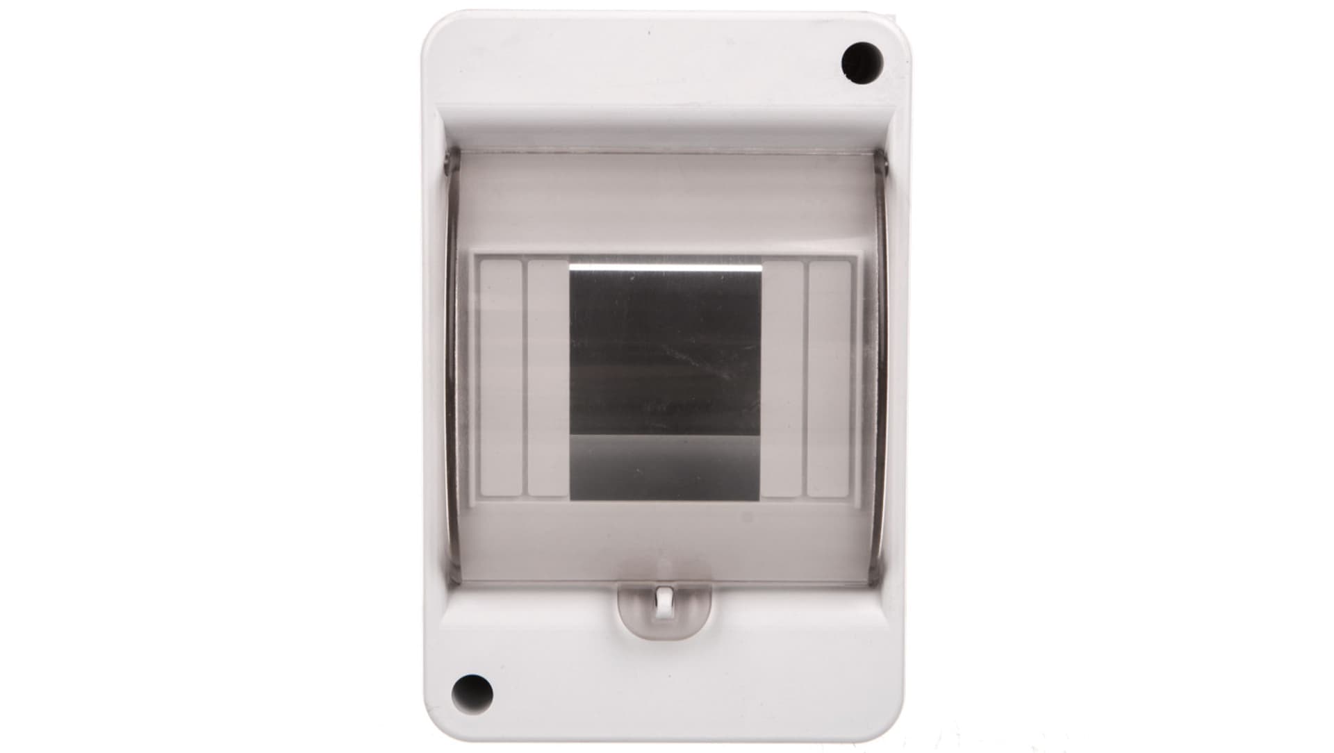 

Rozdzielnica modułowa 1x4 natynkowa IP20 z klapką dymną i zaciskami S-4+SZYBKA+N+PE 8005823 ENE-00318