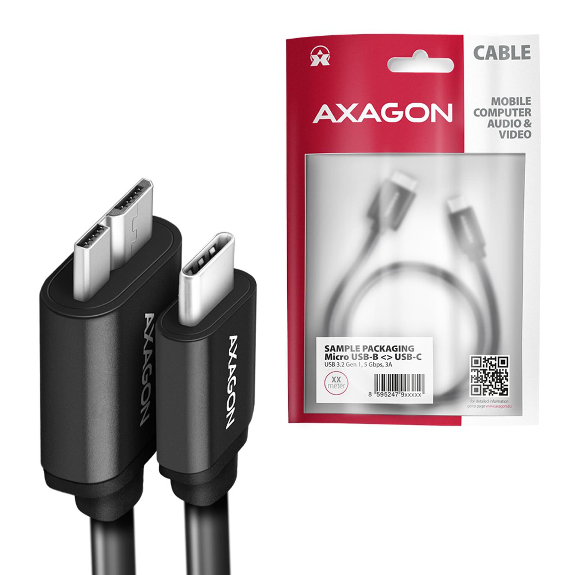 

Kabel USB AXAGON USB typ C 1
