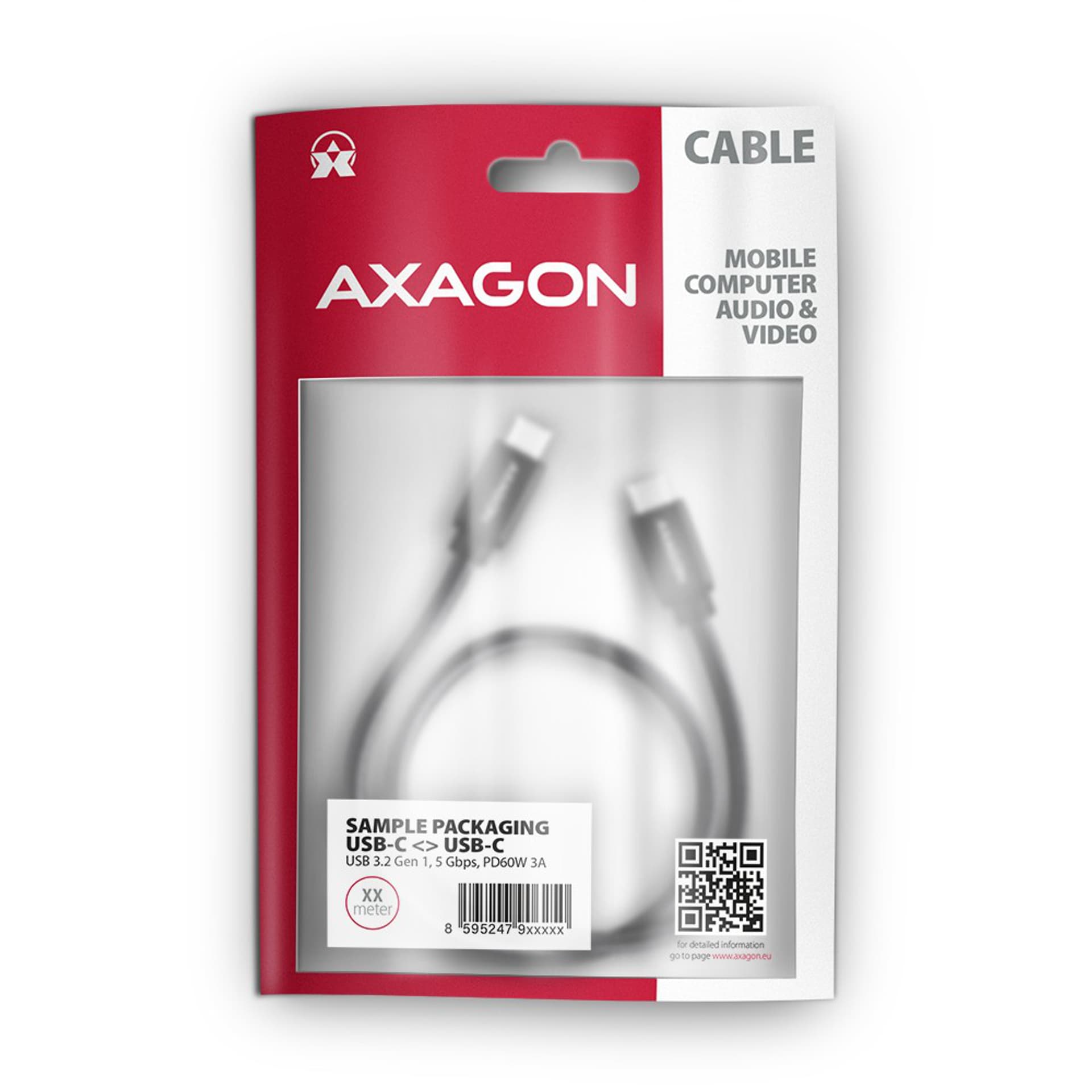 

Kabel USB AXAGON USB typ C 3