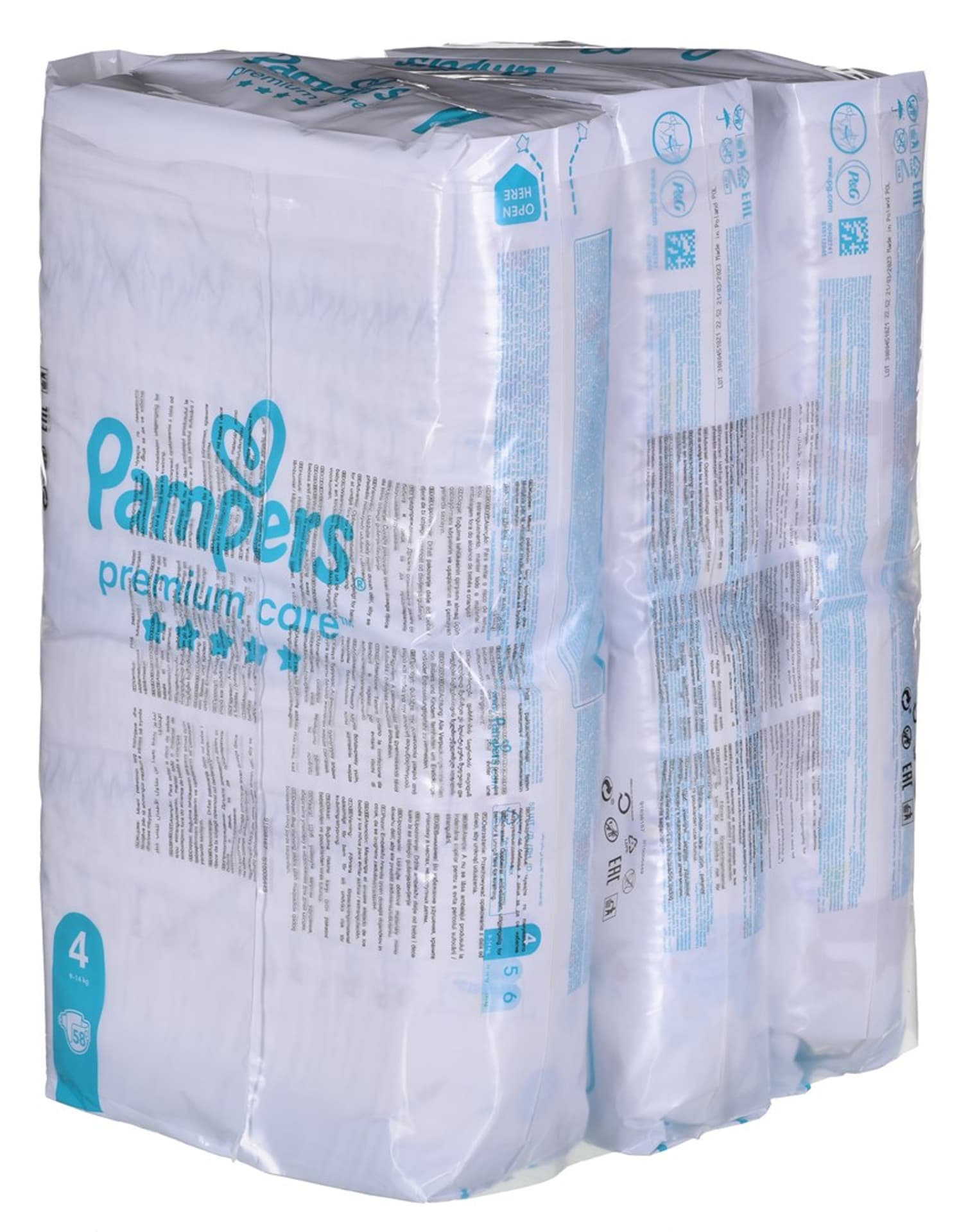 

Pampers Premium Monthly Box Rozm. 4, 8-14kg 174szt