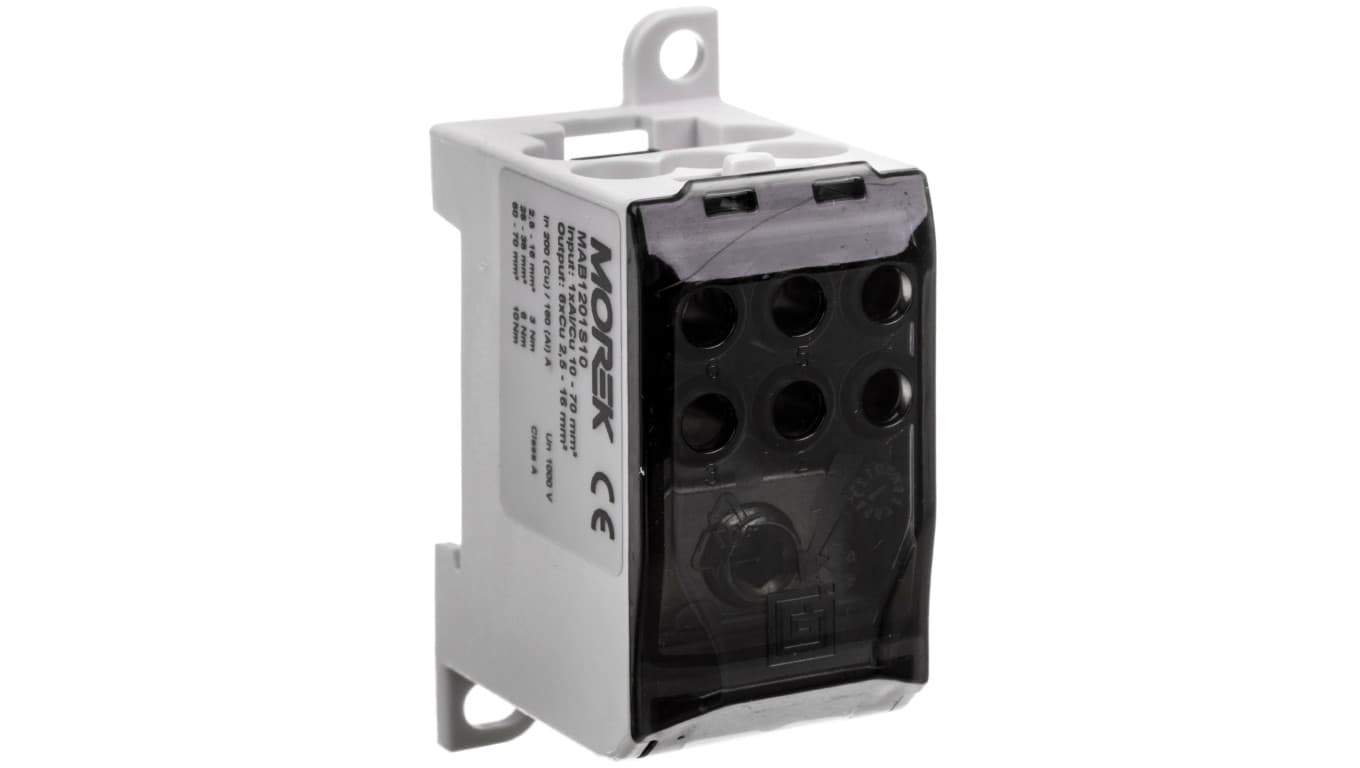 

Blok dystrybucyjny - rozdzielczy OJL200A czarny wej: 1xAl/Cu 10-70mm2 wyj: 6xCu 2,5- 16mm2 MAB1201S10