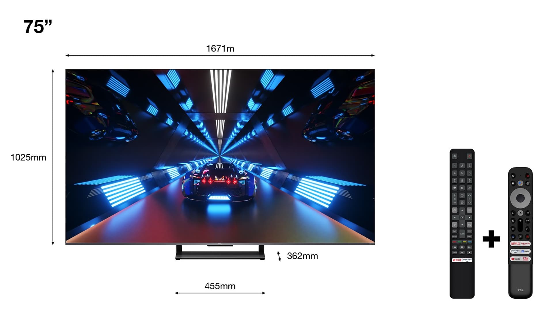 

Telewizor 75" TCL 75C735 (4K UHD HDR DVB-T2/HEVC Android)
