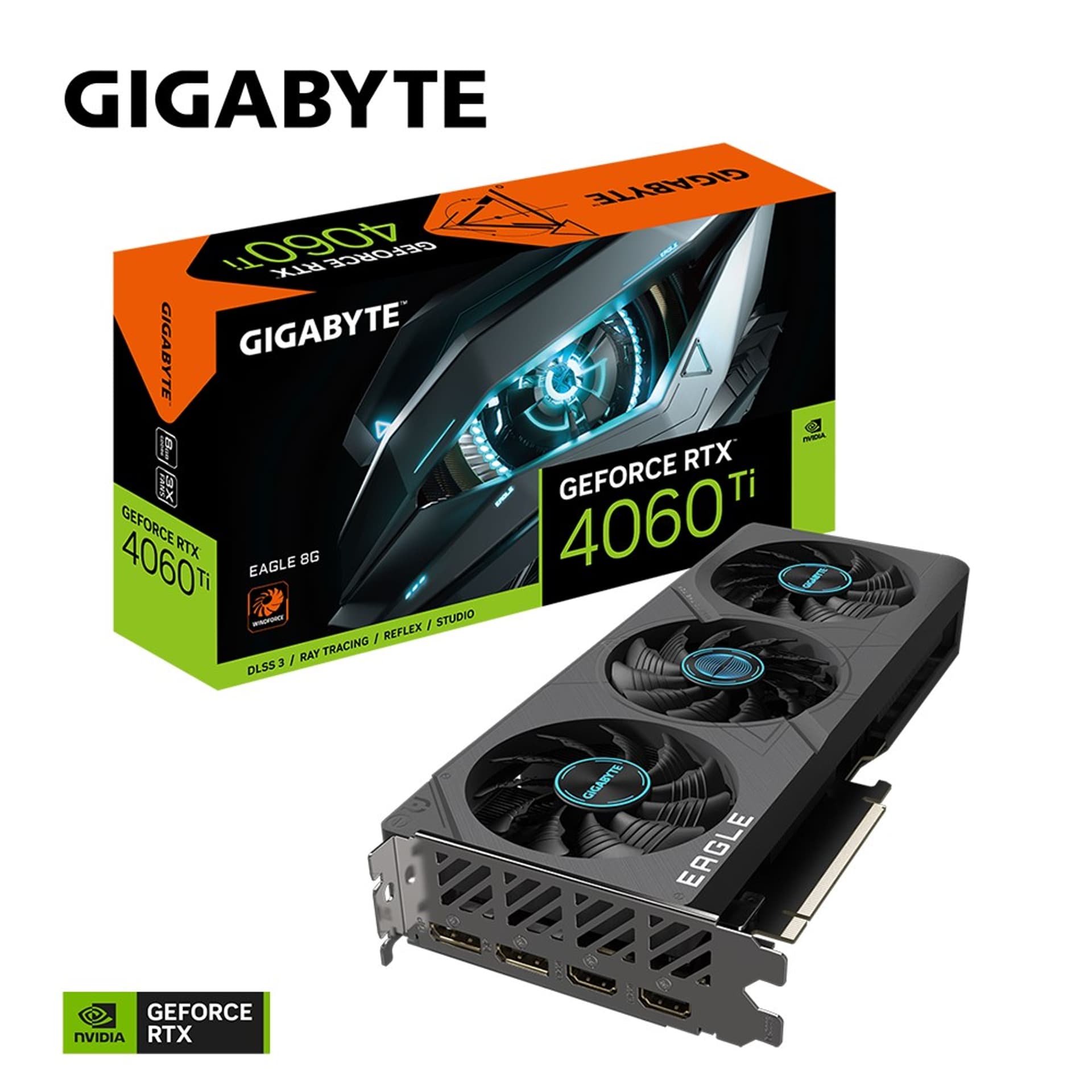 

Karta graficzna GIGABYTE GeForce RTX 4060 Ti EAGLE 8G
