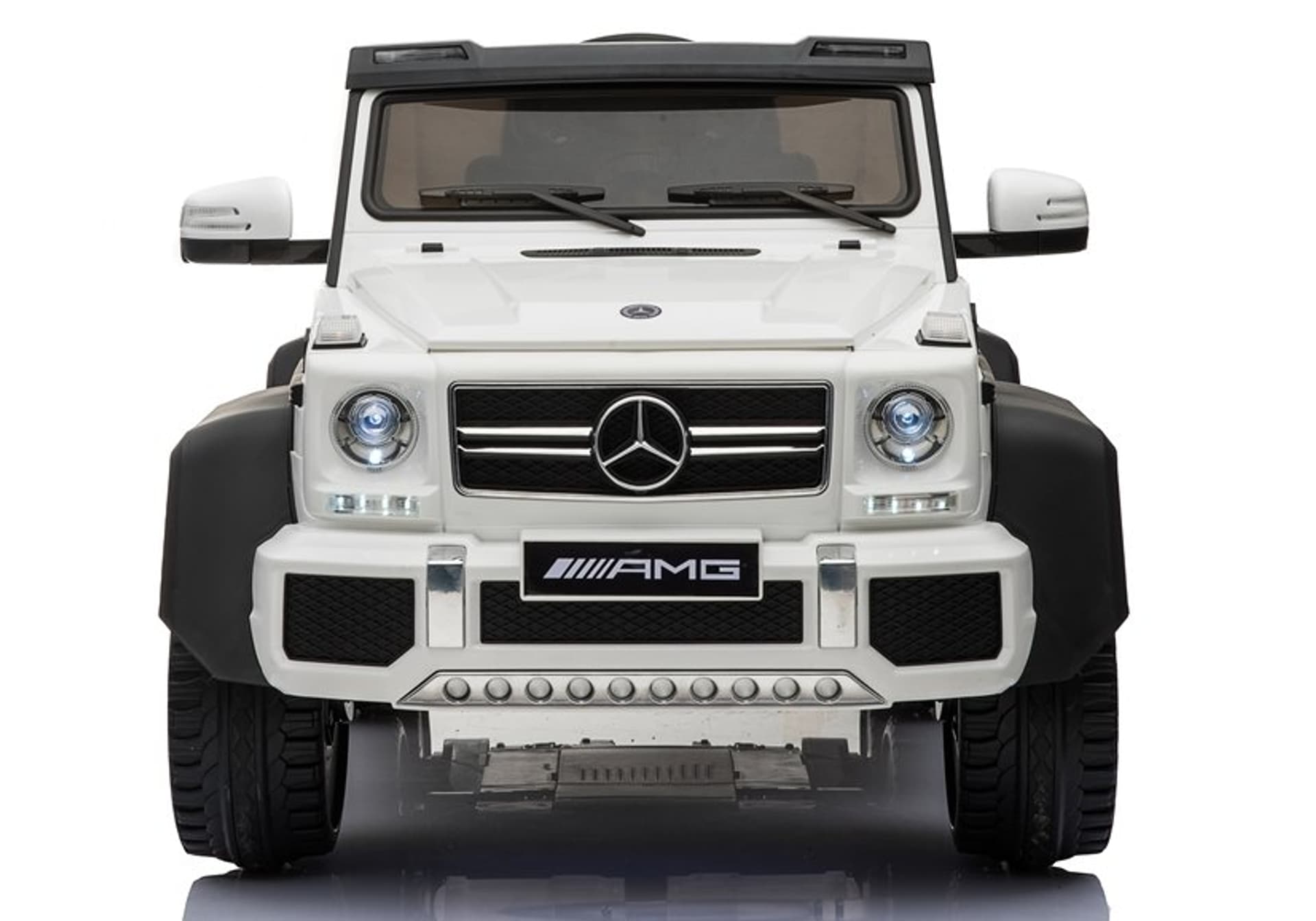 

Pojazd Na Akumulator Mercedes 6x45W Biały MP4