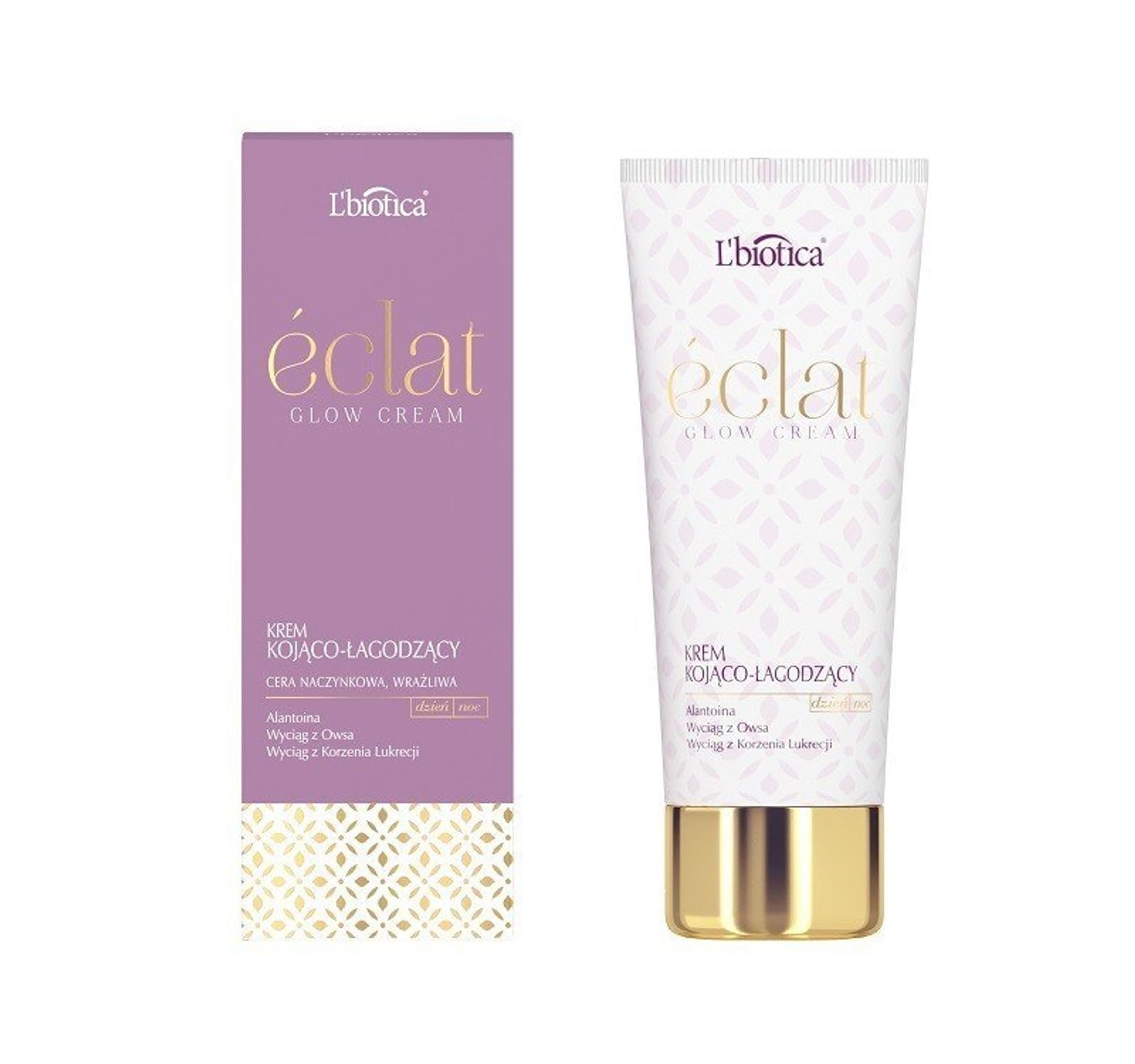 

L`Biotica Eclat Glow Cream Krem kojąco - łagodzący na dzień i noc 50ml