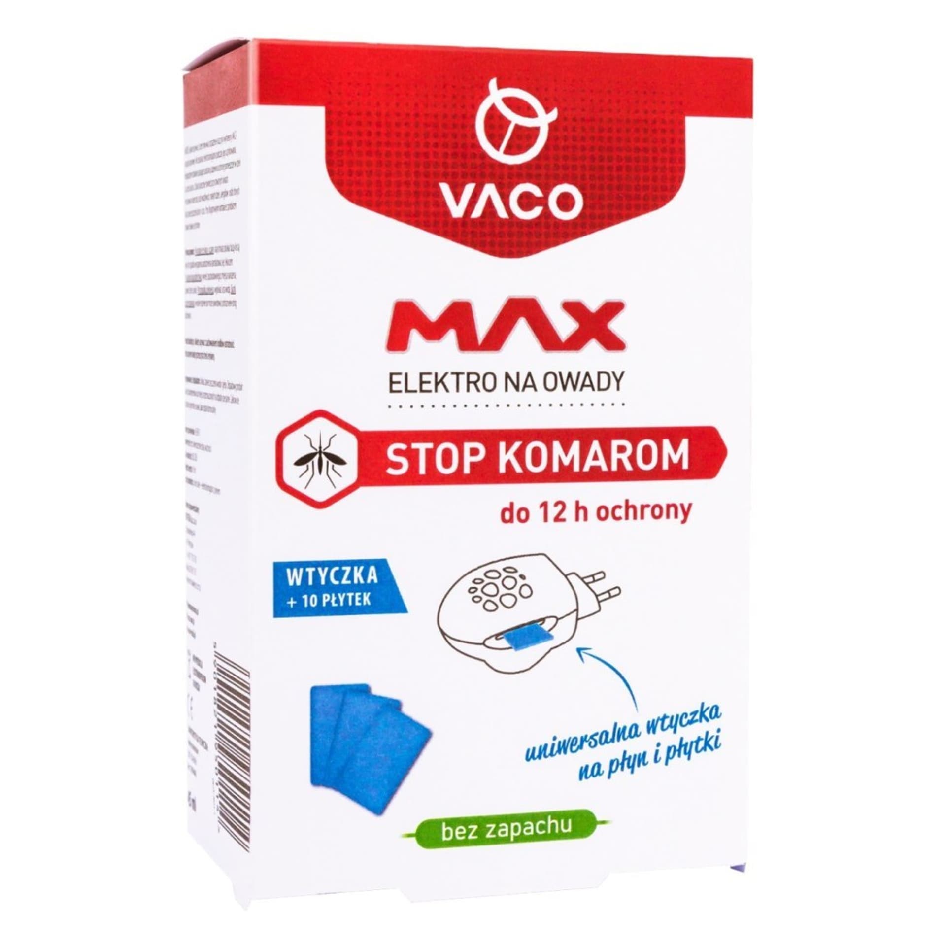 

VACO Elektro MAX + płytki na komary 1op.-10szt.